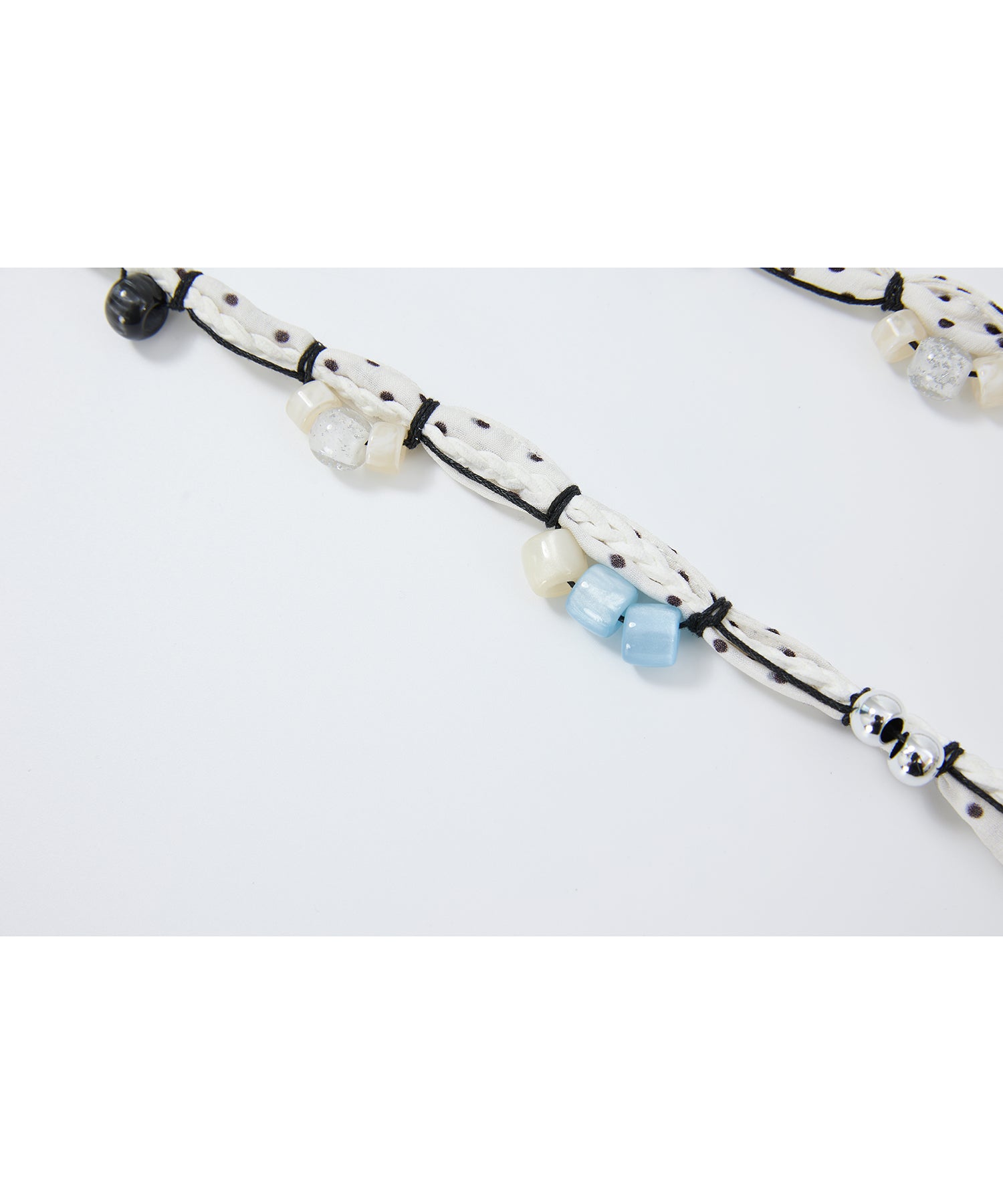 「6月上旬～中旬出荷」Handcrafted Beaded Cord Belt