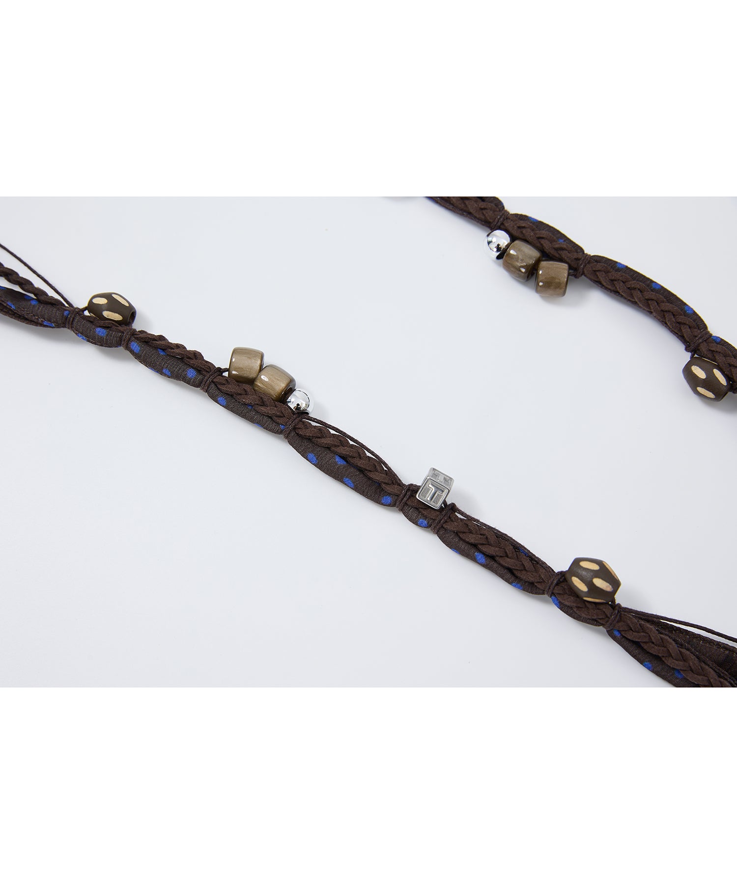 「6月上旬～中旬出荷」Handcrafted Beaded Cord Belt