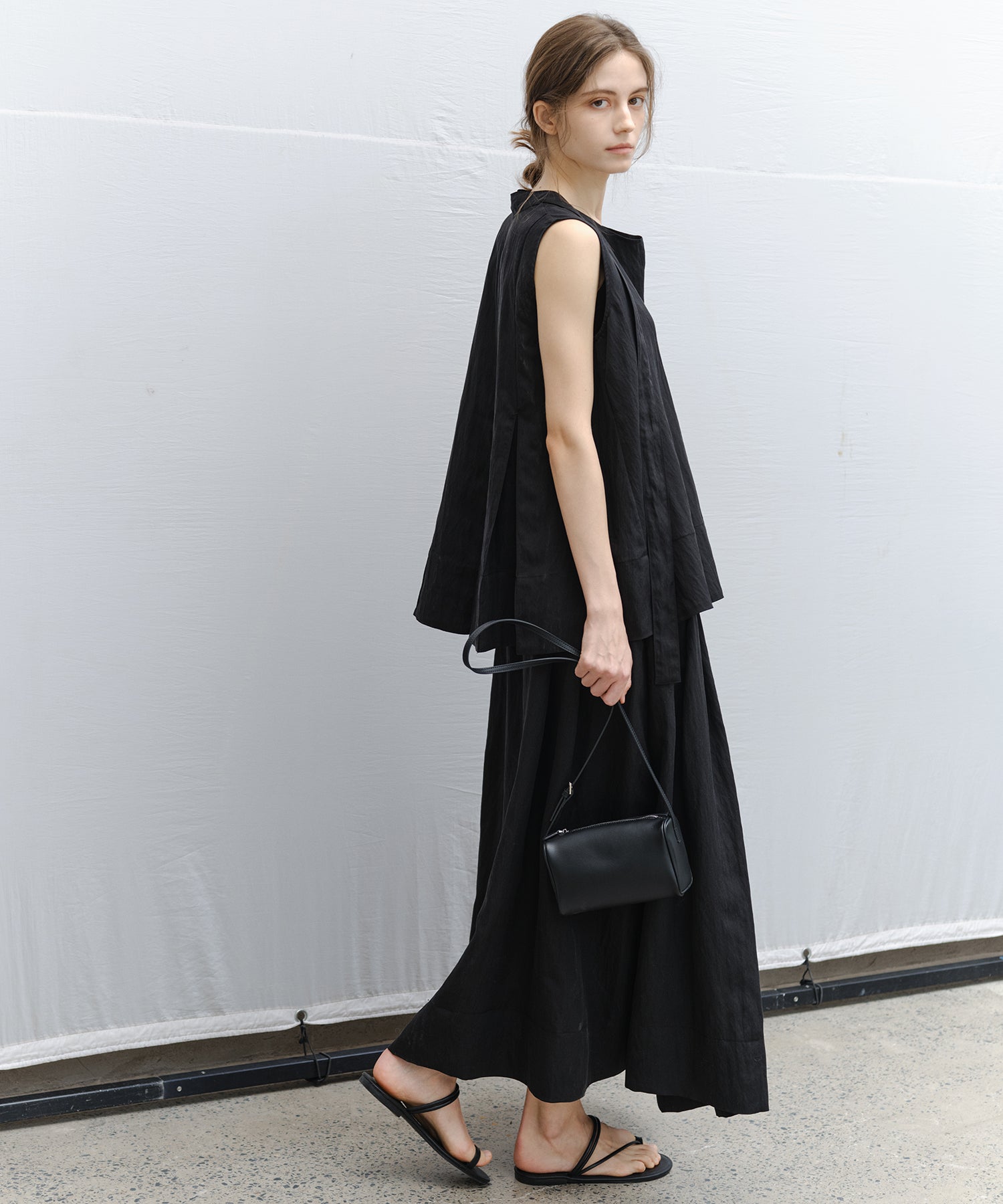 Flared Long Skirt