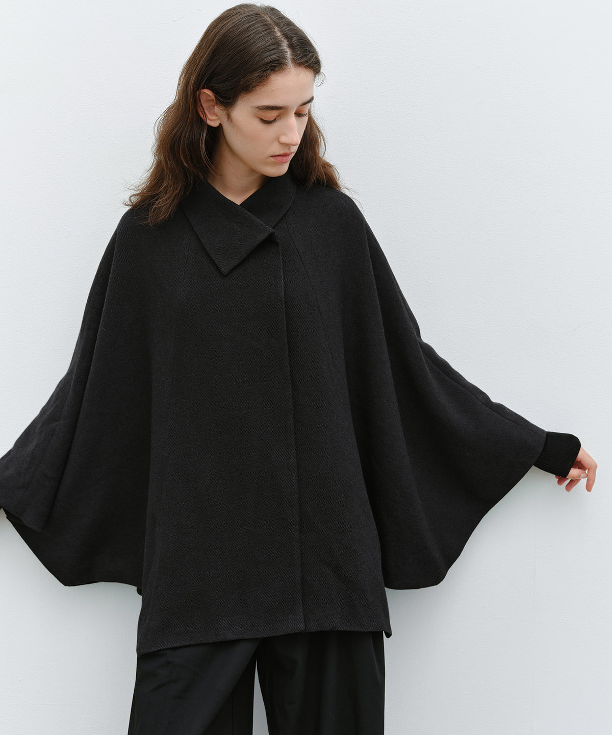 「10月下旬出荷予定」Oversized Cape Short Coat