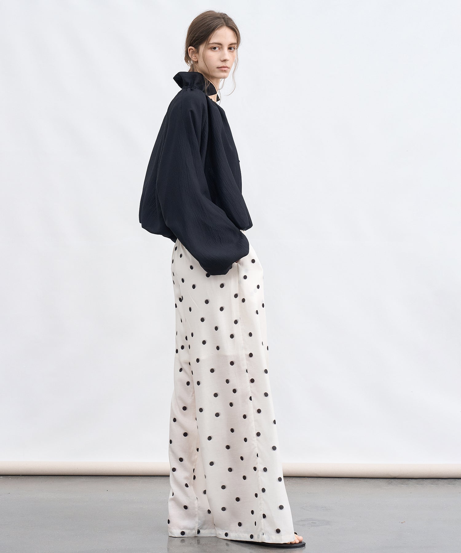 「6月上旬～中旬出荷」Polka Dot Wide Pants