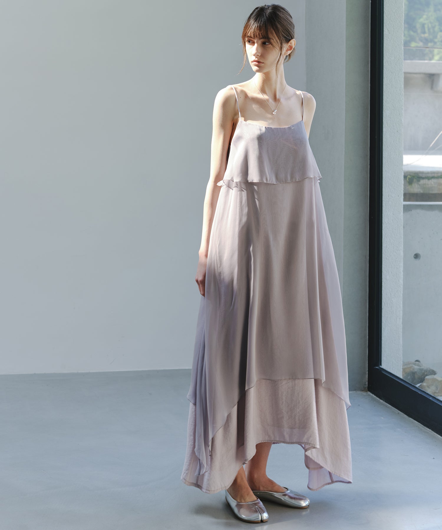 「7月上旬～中旬出荷」Layered Camisole Dress