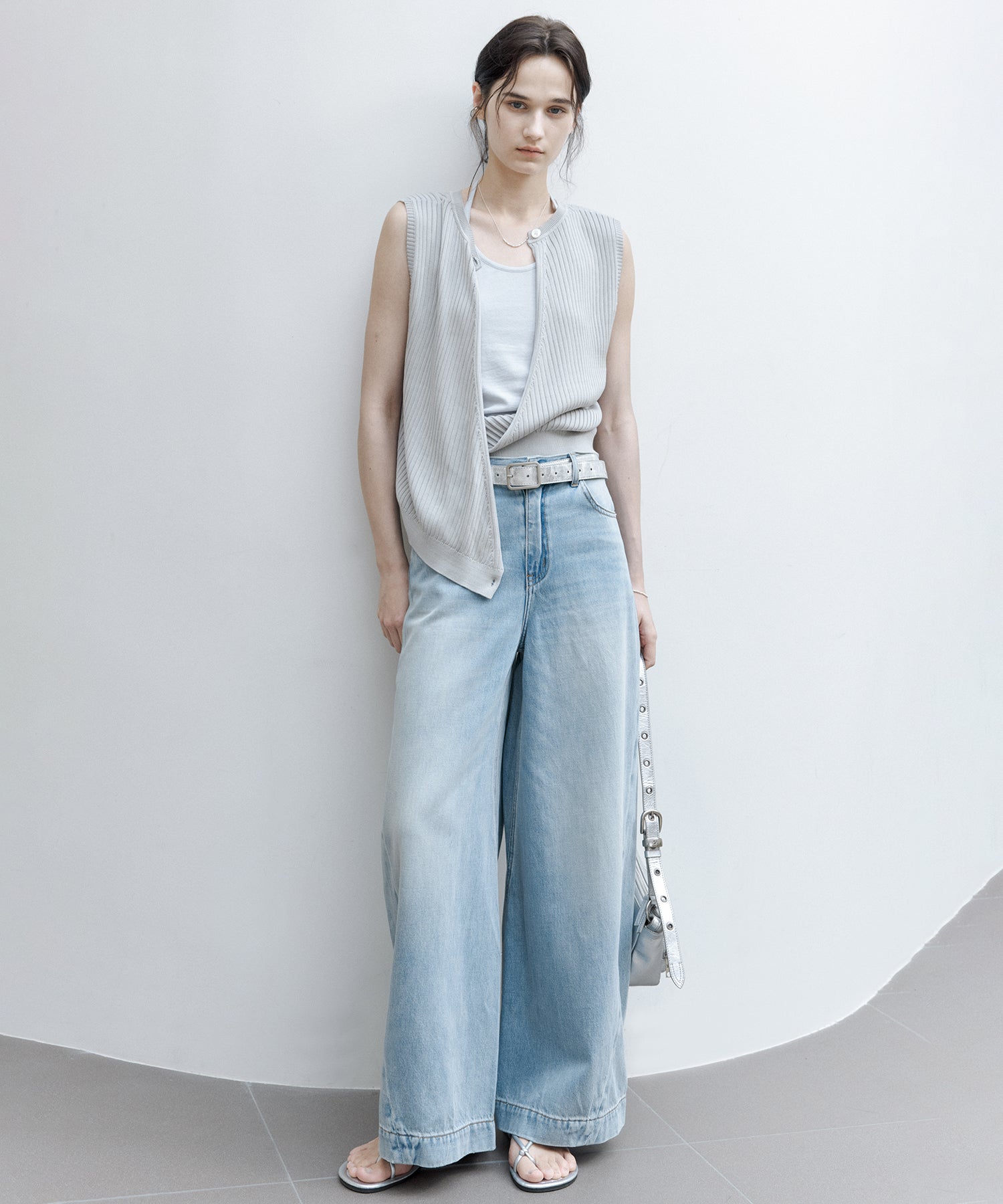 Layered Halter Neck T-Shirt Set