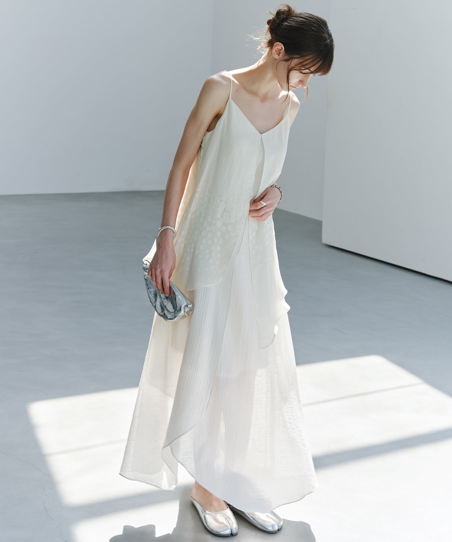 「7月中旬～下旬出荷」Gradient Layered Camisole Dress