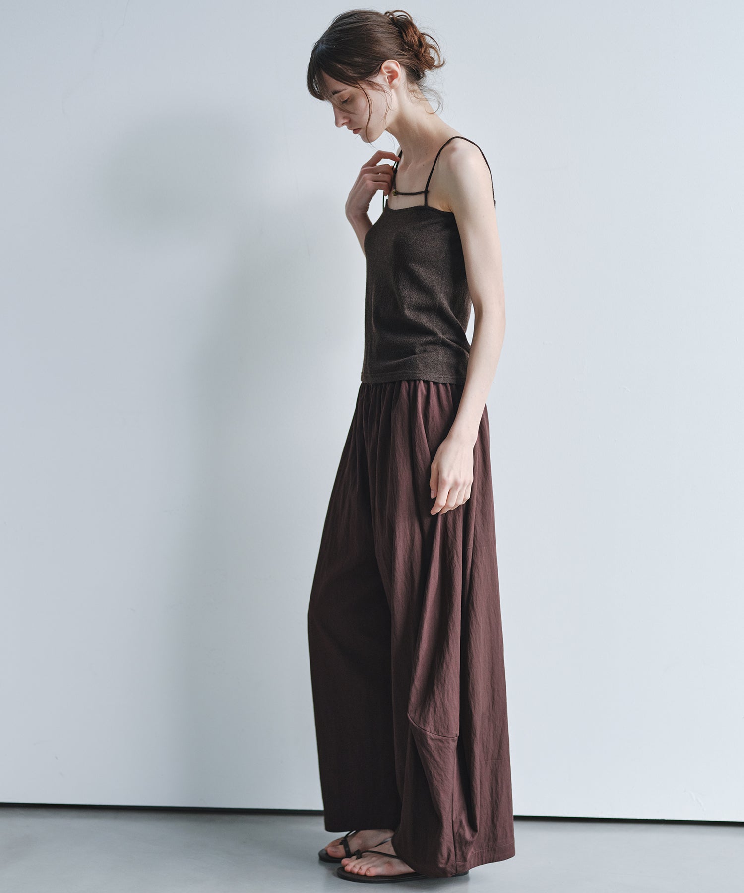 「6月上旬～中旬出荷」Nuanced Draped Wide Pants