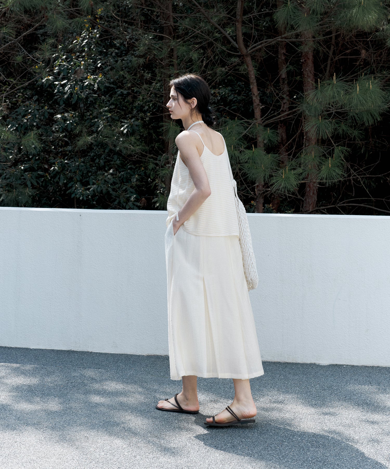 Layered Cutwork Camisole Dress