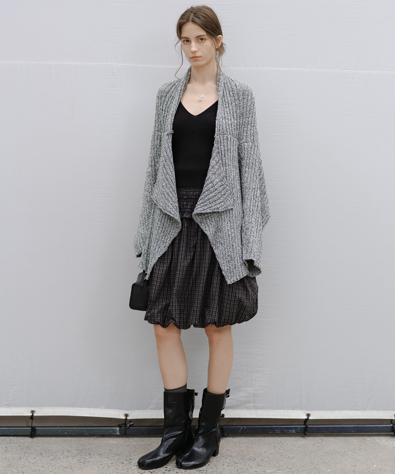 “Shipping from late February to early March” Chunky Draped Knit Cardigan