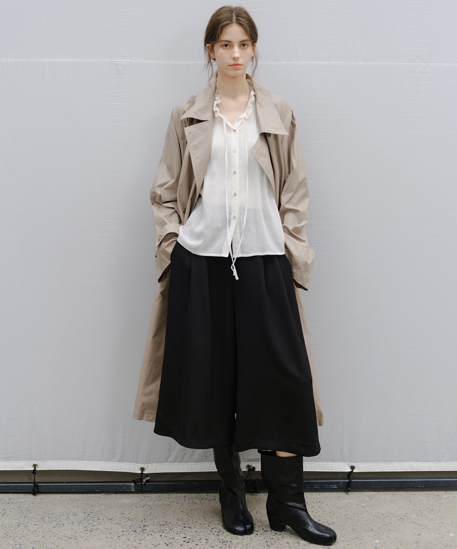 "Shipping late February to early March" Oversized Belted Long Trench Coat