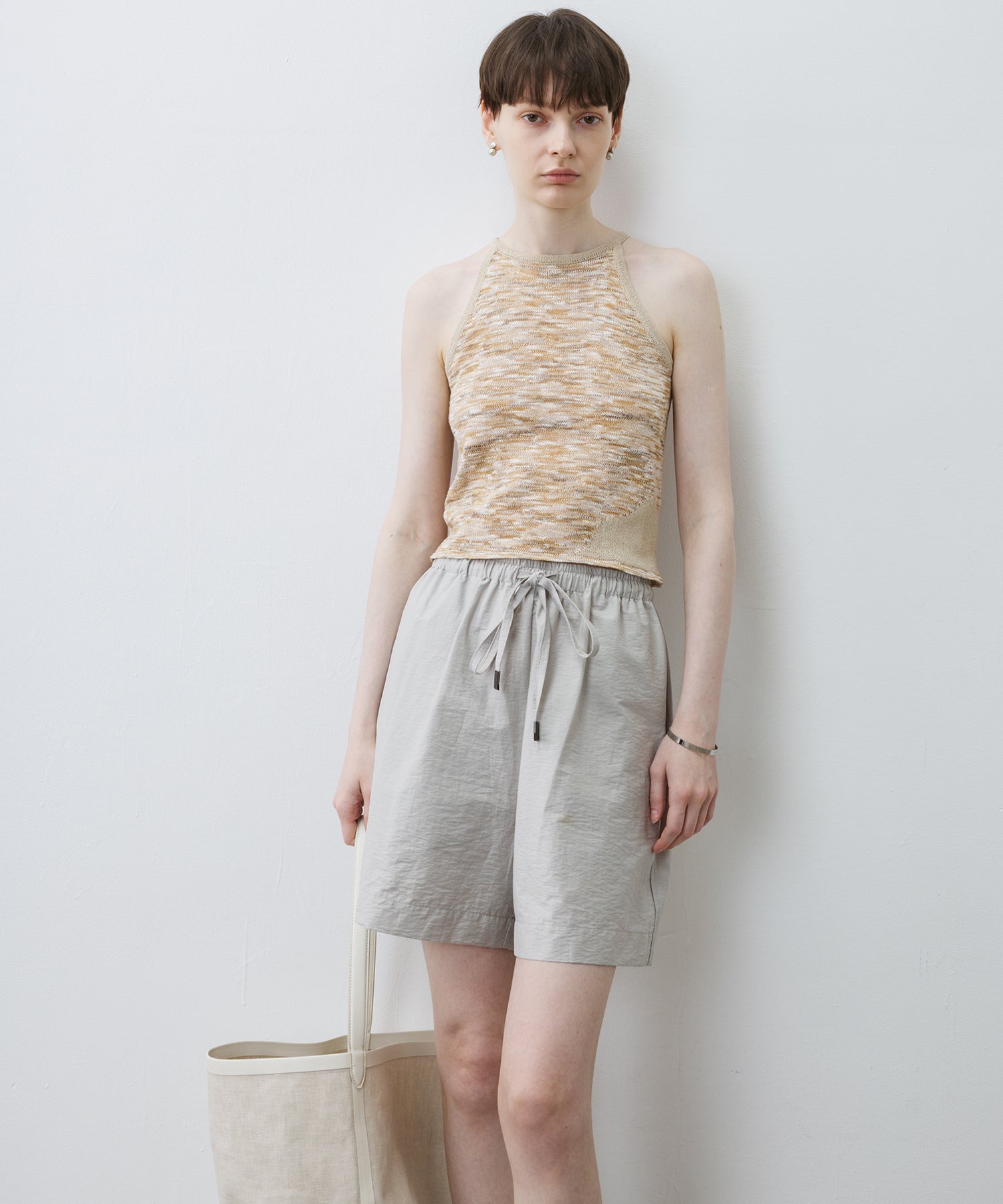Melange Knit Halter Tank