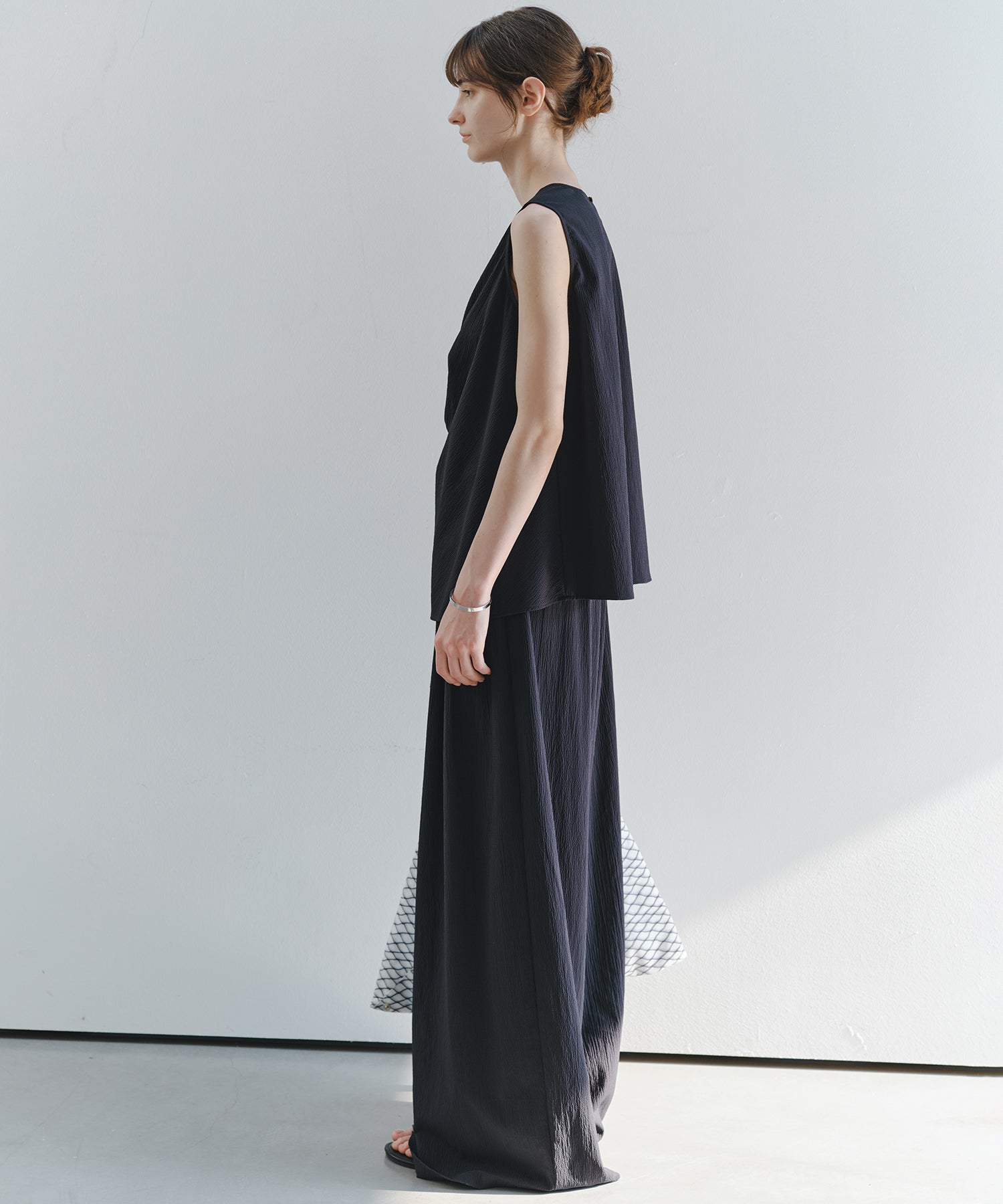「7月上旬～中旬出荷」Textured Wide Easy Pants