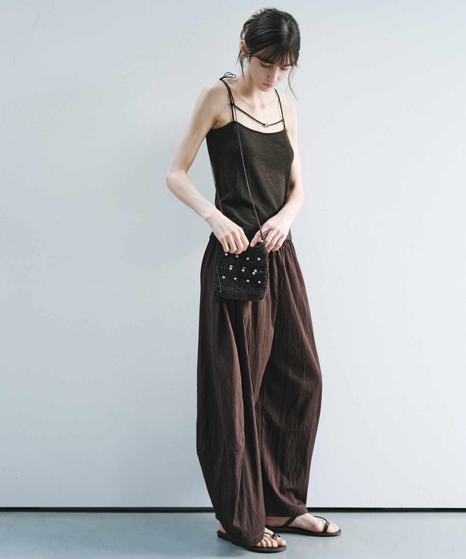 「6月上旬～中旬出荷」Nuanced Draped Wide Pants