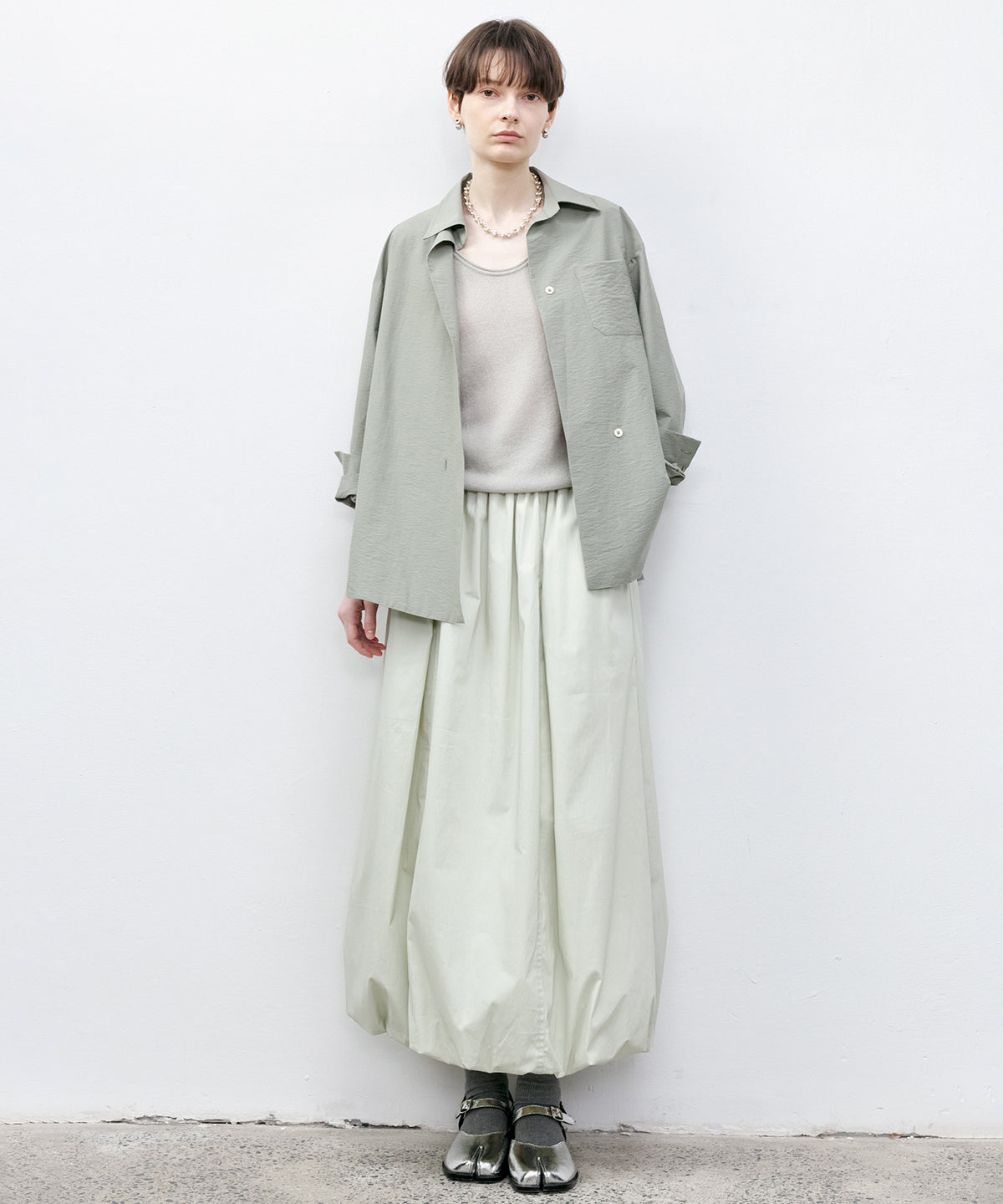 Asymmetric Cross Oversized Shirt