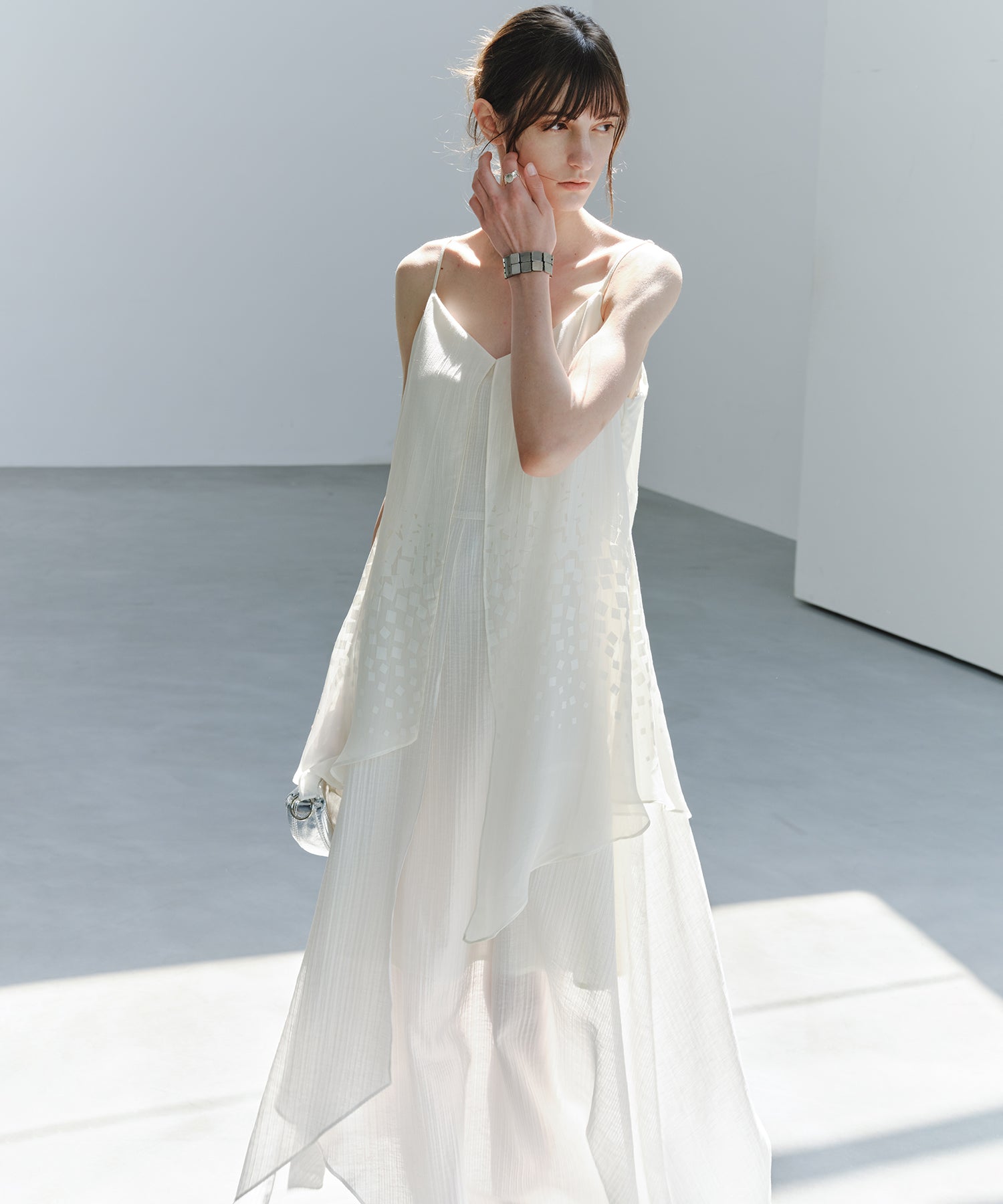 「7月中旬～下旬出荷」Gradient Layered Camisole Dress