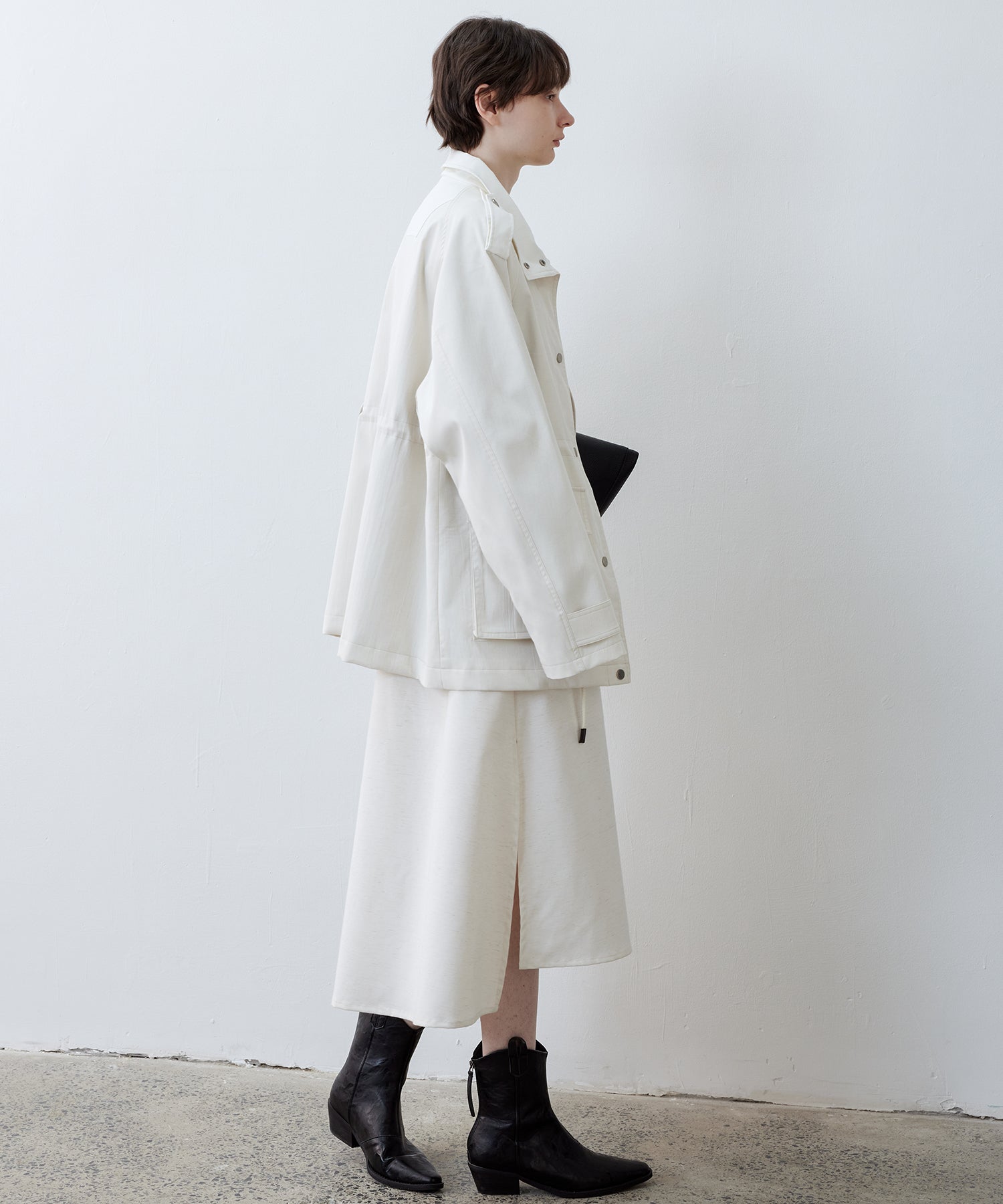 Stand Collar Utility Jacket