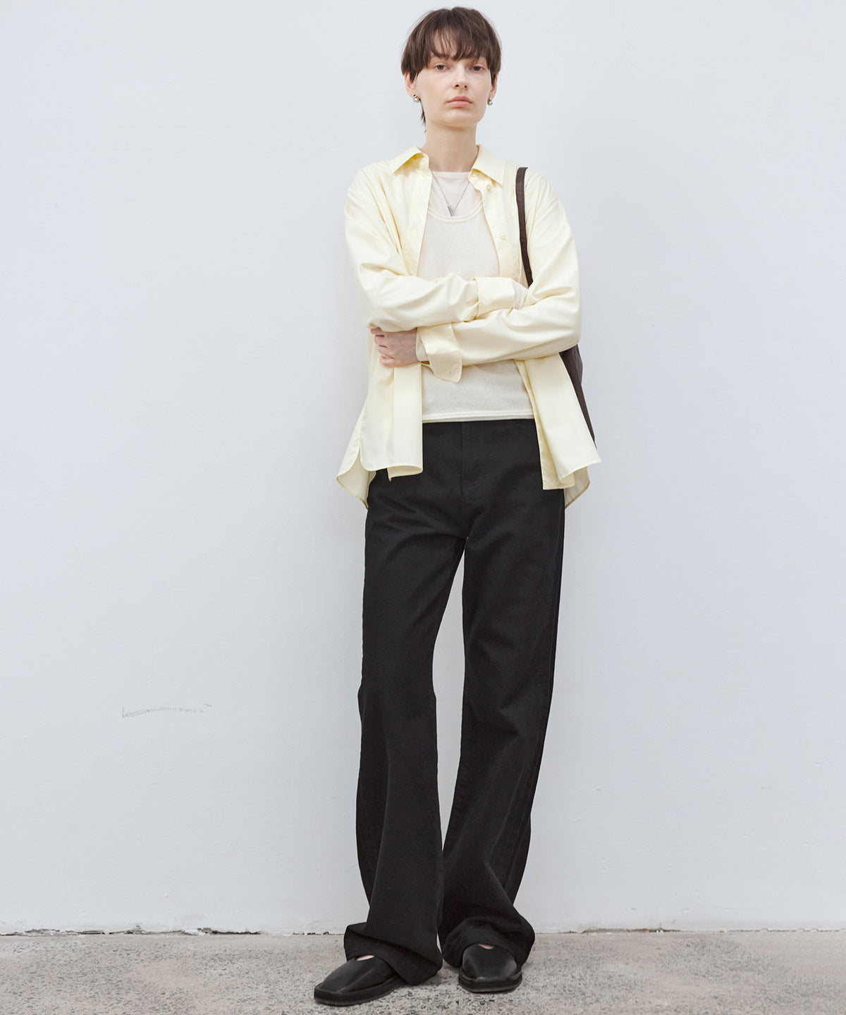 Multi-Way Oversized Collar Shirt