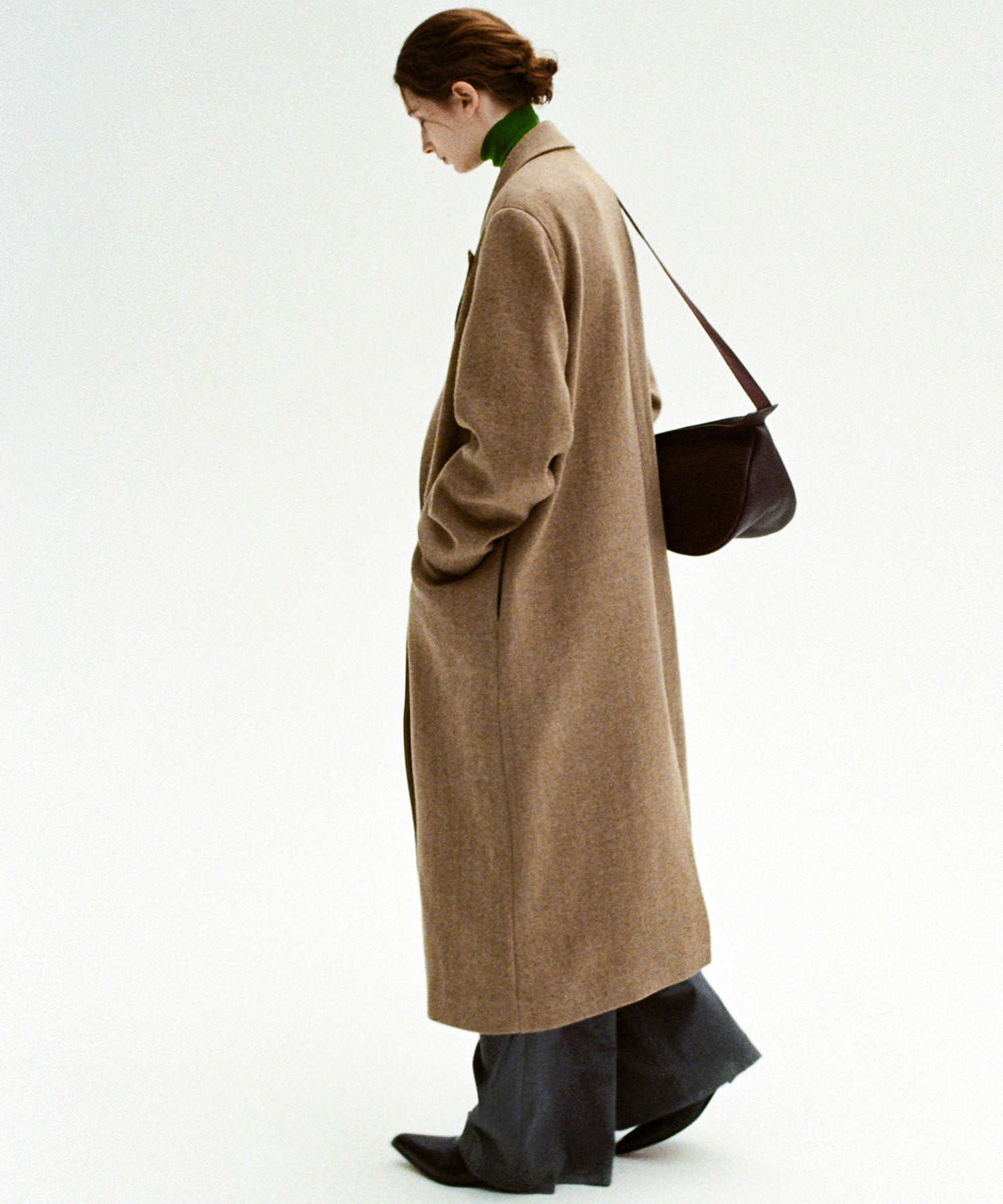 Deconstructed Peak Lapel Two-Button Coat