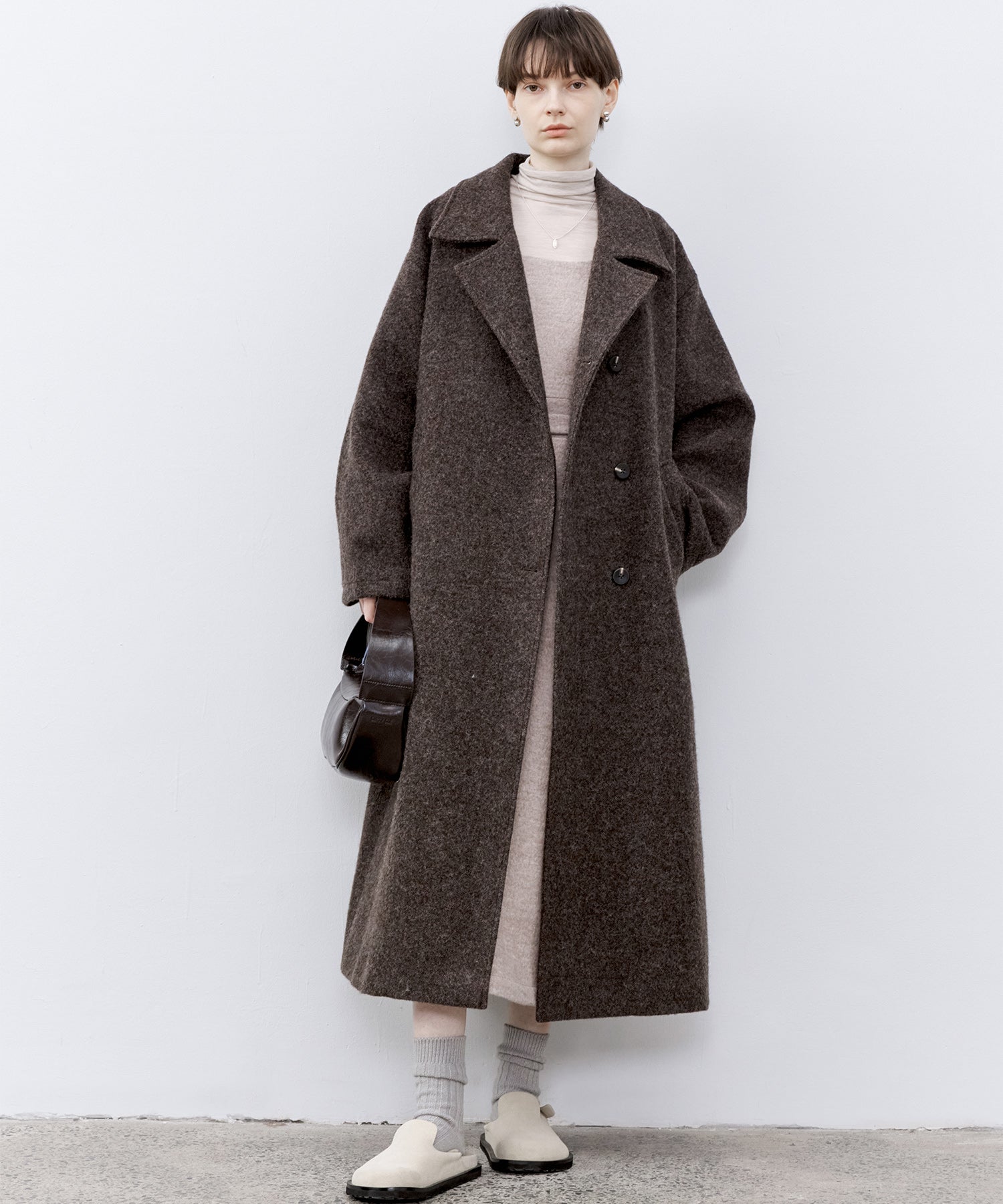 Wool-Blend Belted Jumper Dress