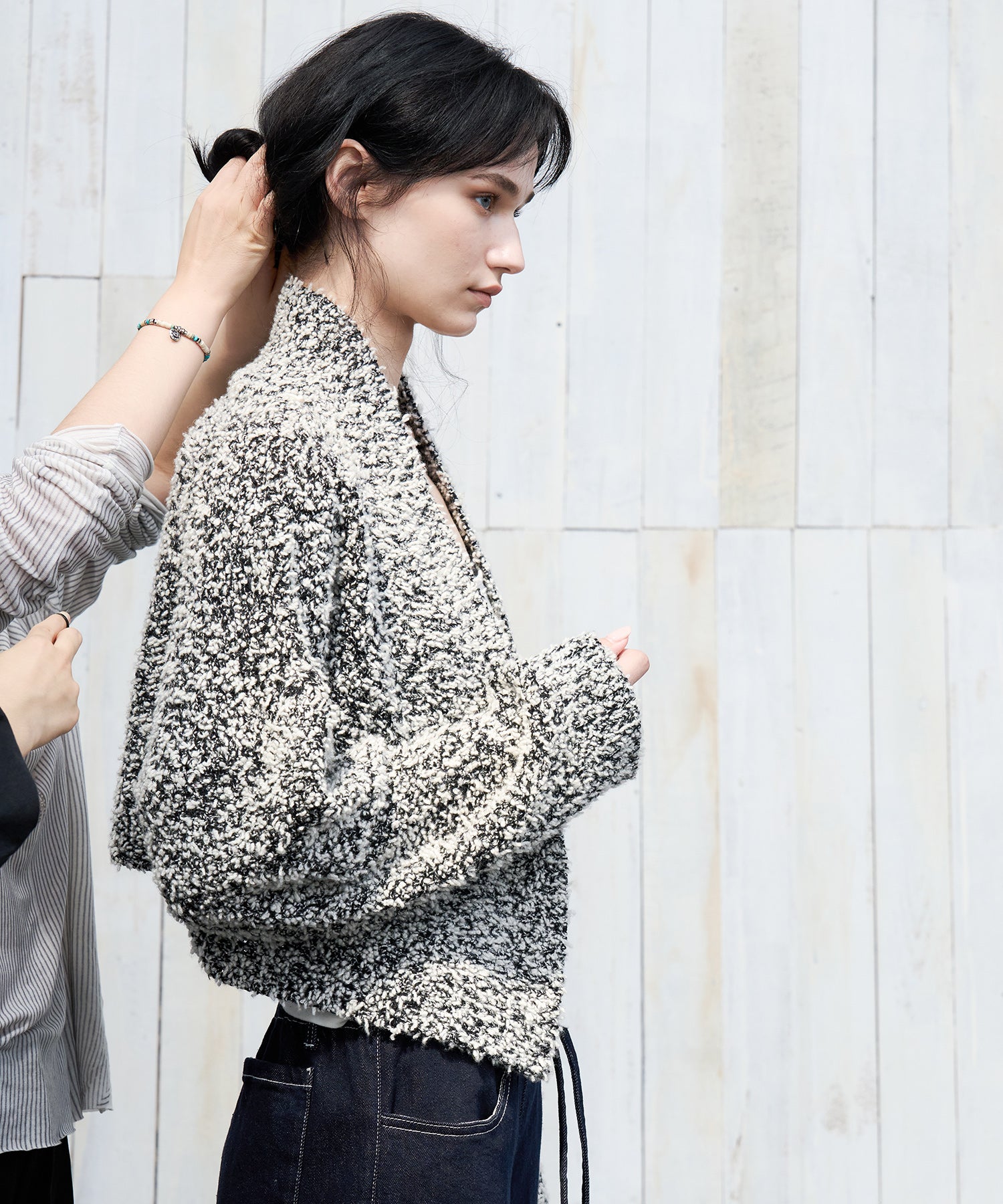 Fluffy Knit Relaxed Cardigan