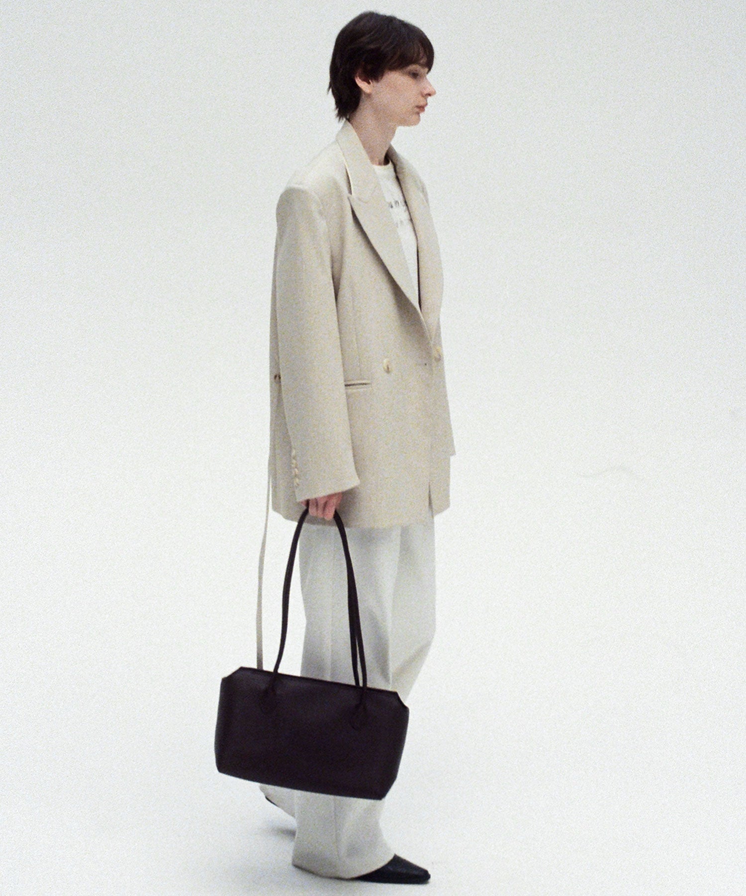 Notch Collar Boxy Jacket