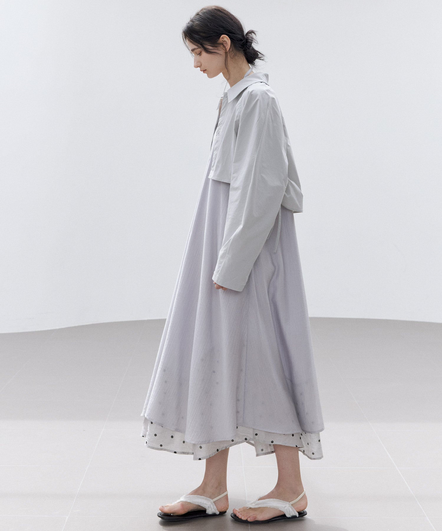 UV-blocking Back Drawstring Gather Cropped Light Jacket