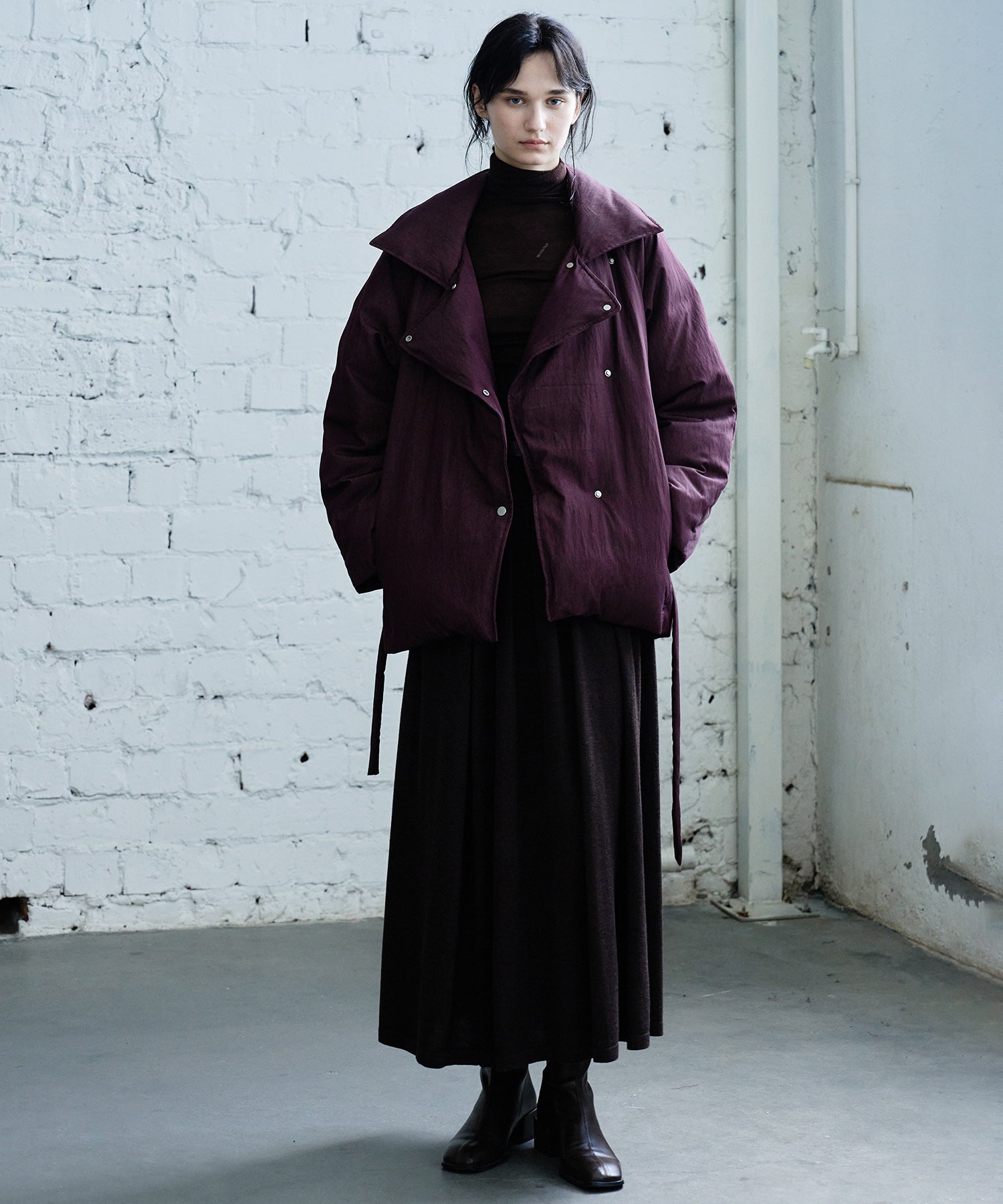 Lapel Short Down Coat