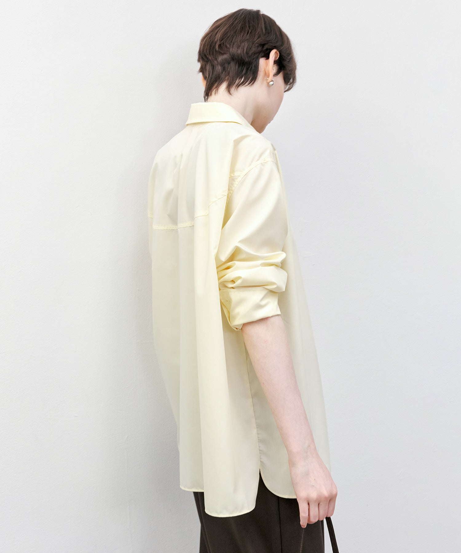 Cross-Front Button 2-Way Shirt
