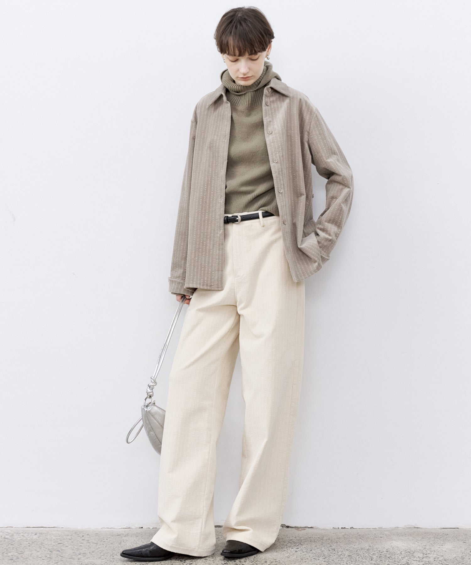 Multi-Stripe Corduroy Shirt