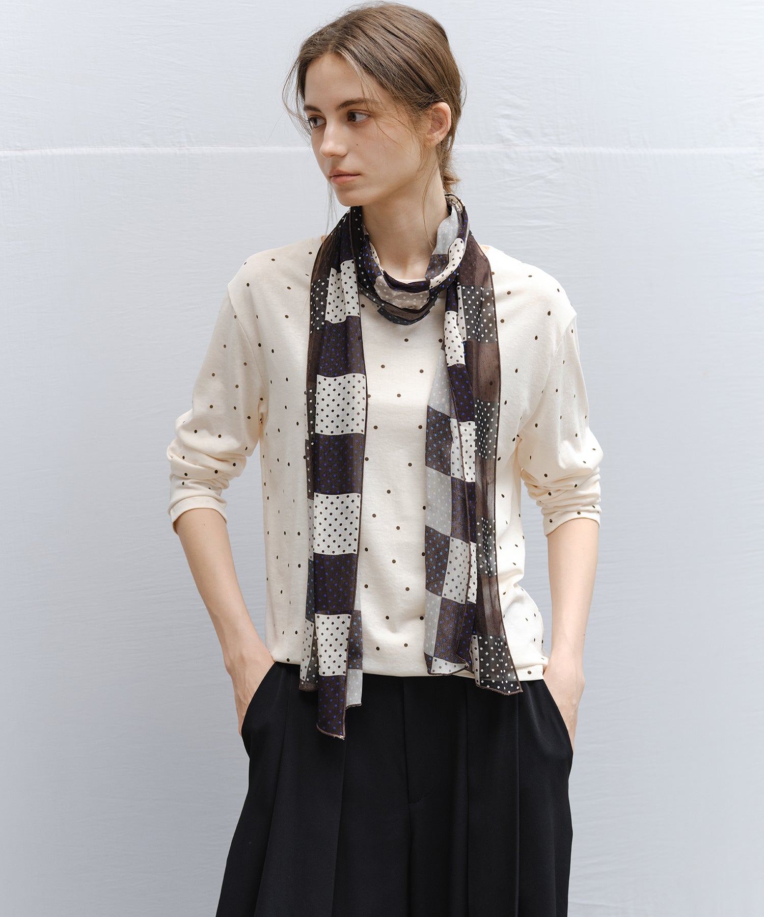 Printed Long Scarf
