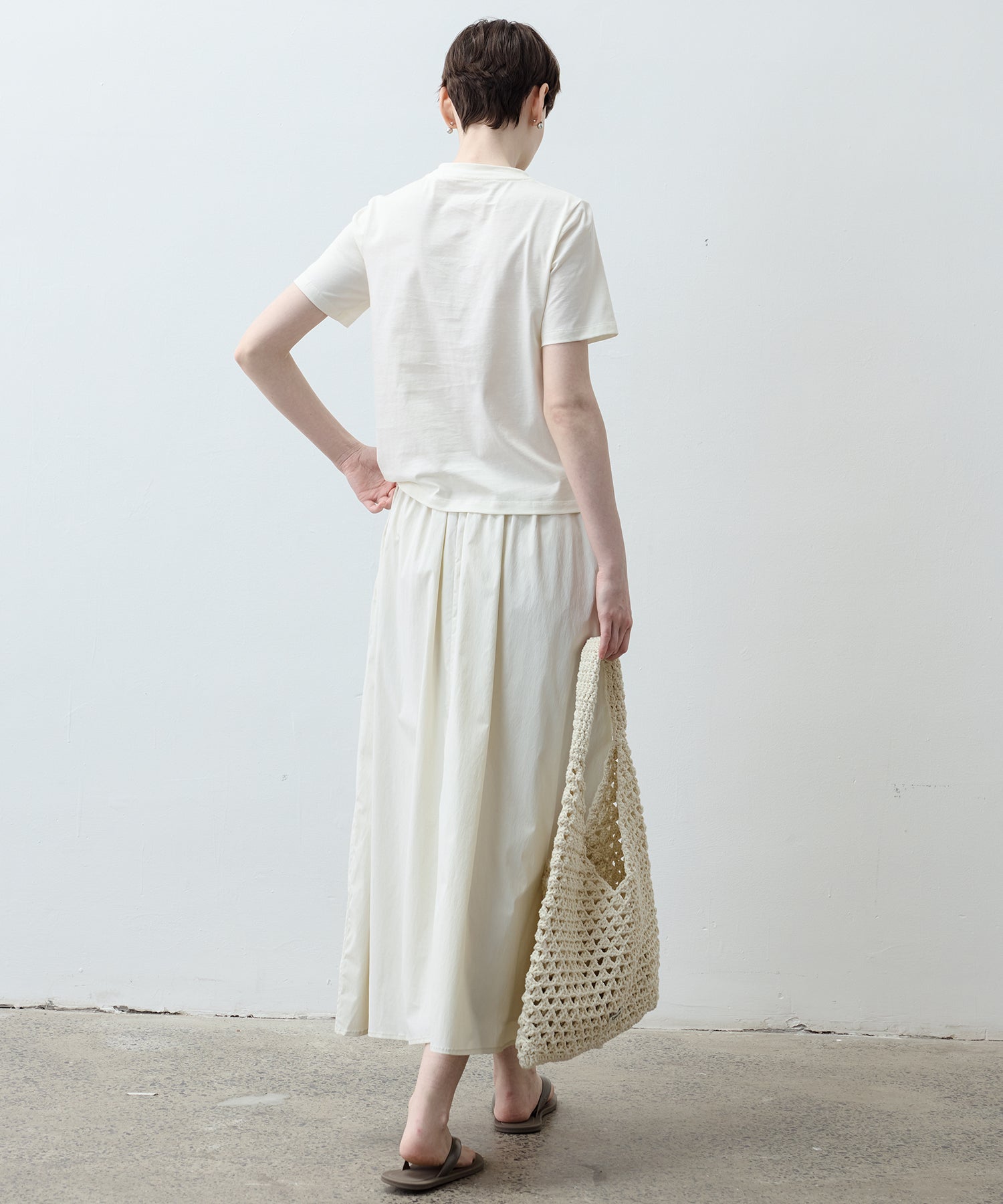 UPF50+ Drawstring Gathered Skirt