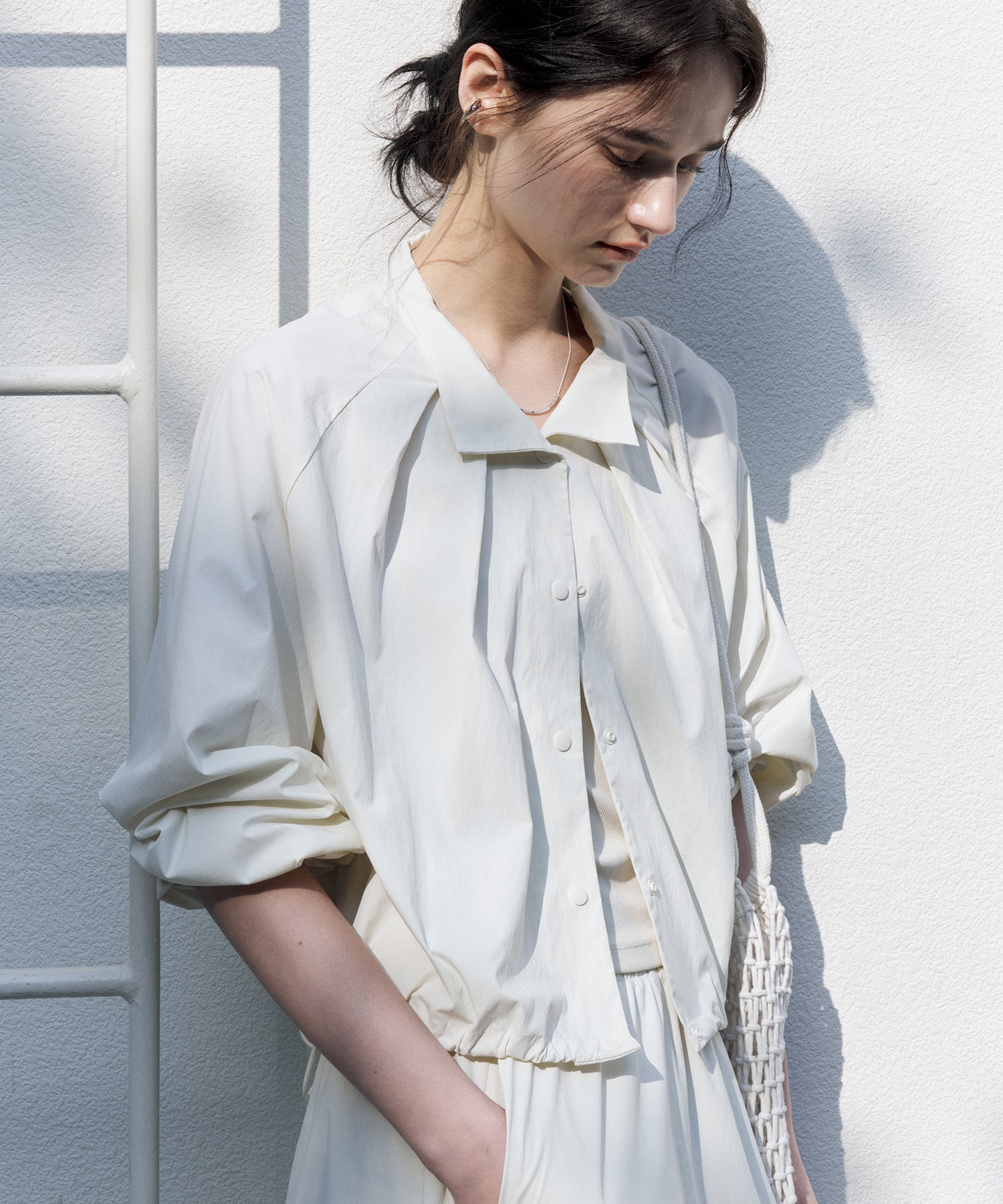 UPF50+ Drawstring Short UV Jacket