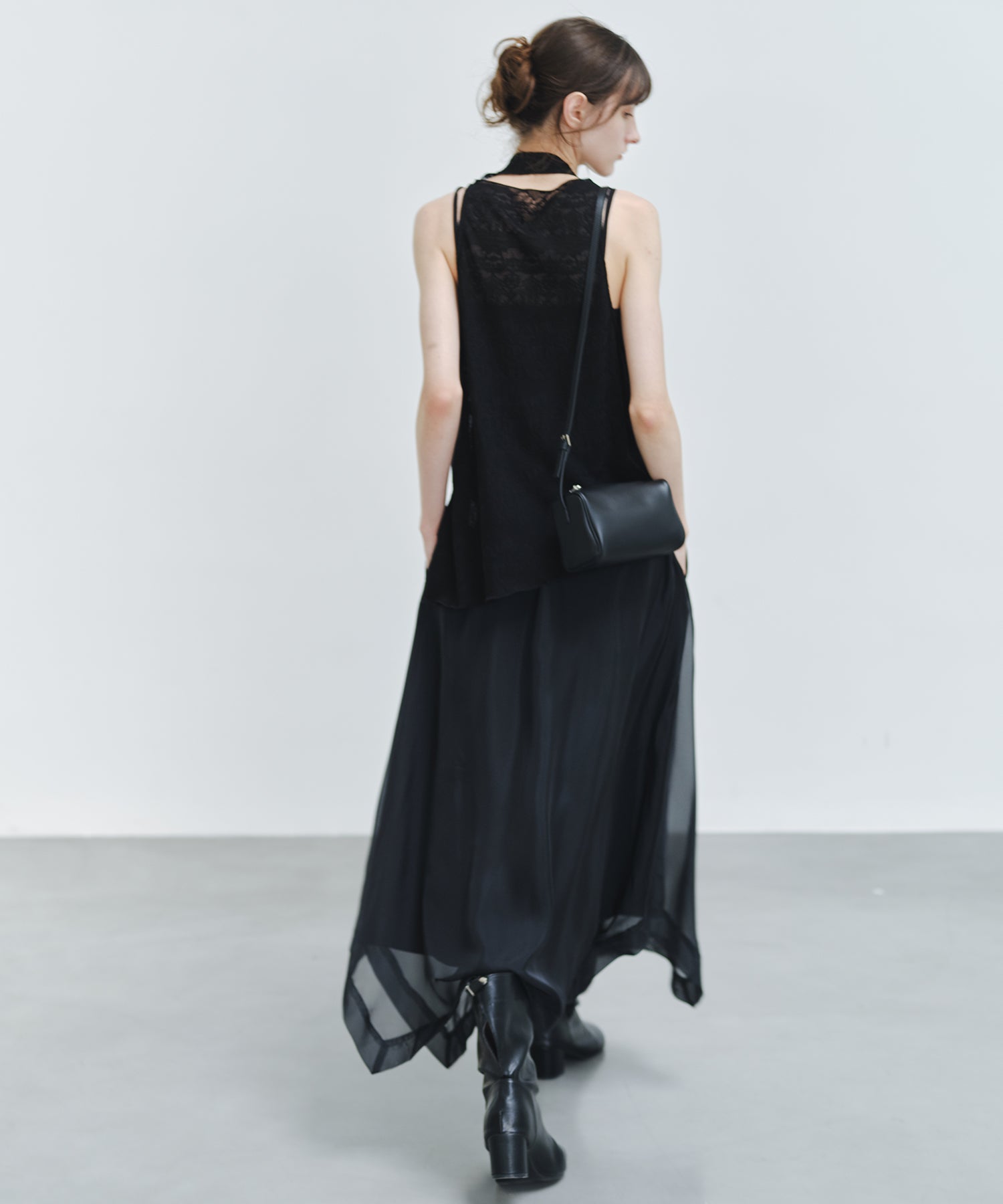 「6月上旬～中旬出荷」Organza Layered Long Skirt
