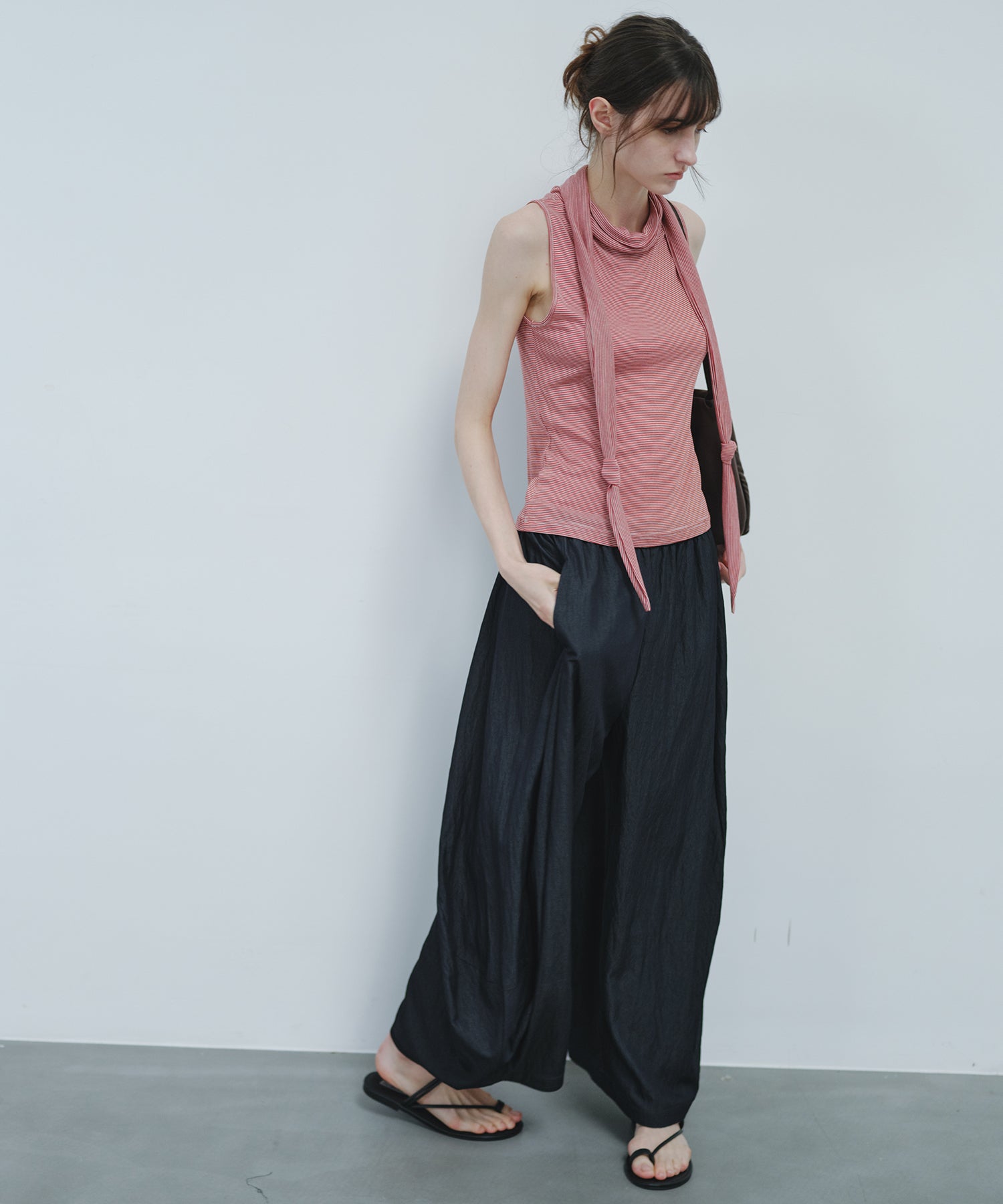 「6月上旬～中旬出荷」Nuanced Draped Wide Pants