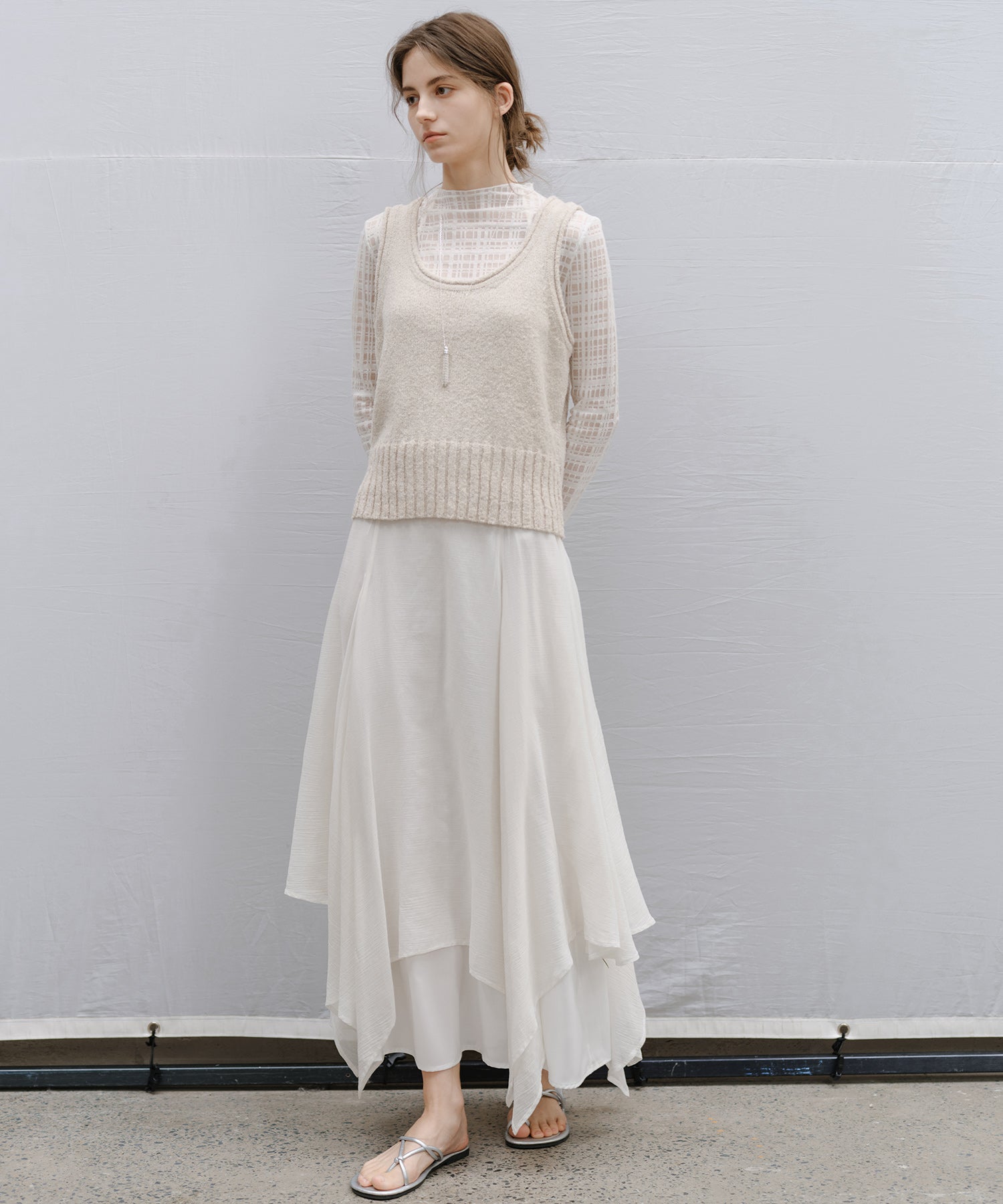 “Shipping in early March” Marl Knit Tank Vest