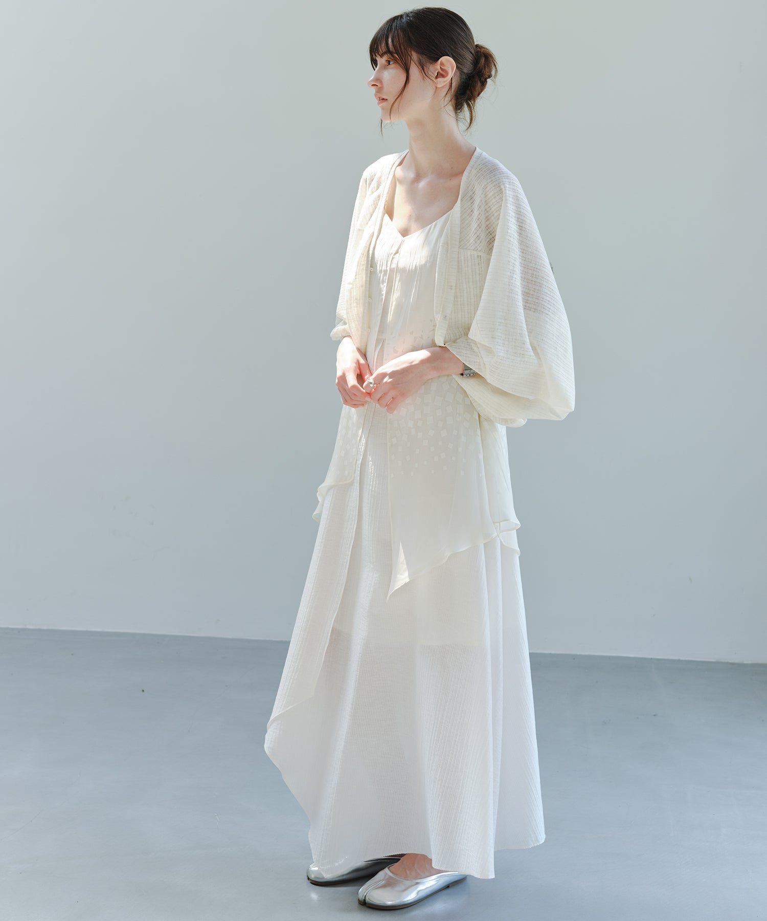「7月中旬～下旬出荷」Gradient Layered Camisole Dress