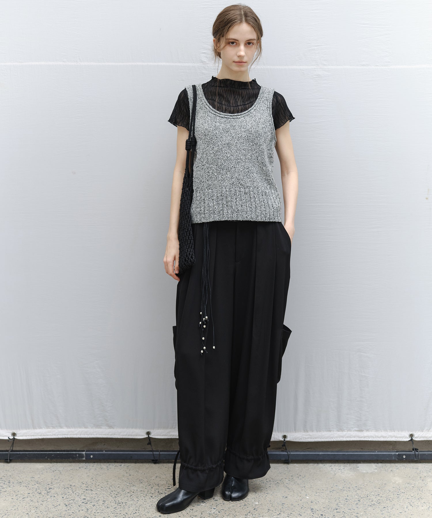 “Shipping in early March” Marl Knit Tank Vest