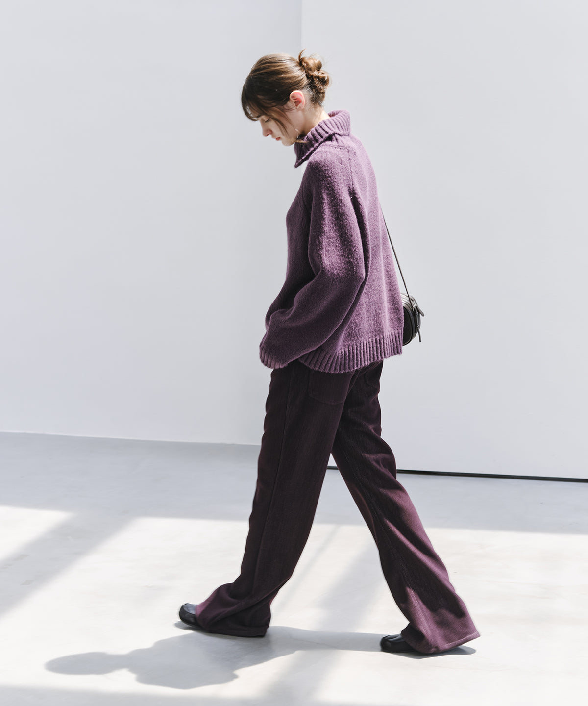 「11月下旬出荷予定」Turtleneck Raglan Knit Sweater