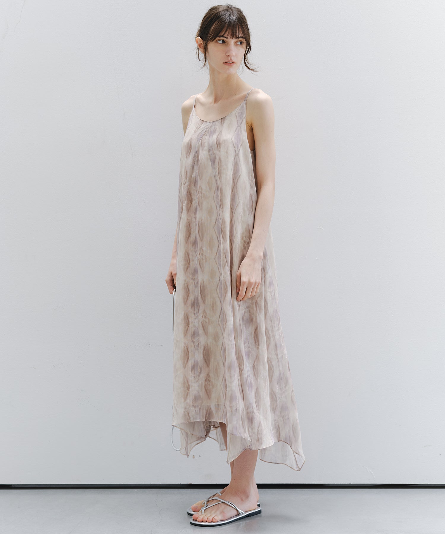 「7月上旬～中旬出荷」Abstract Art Print Cami Dress
