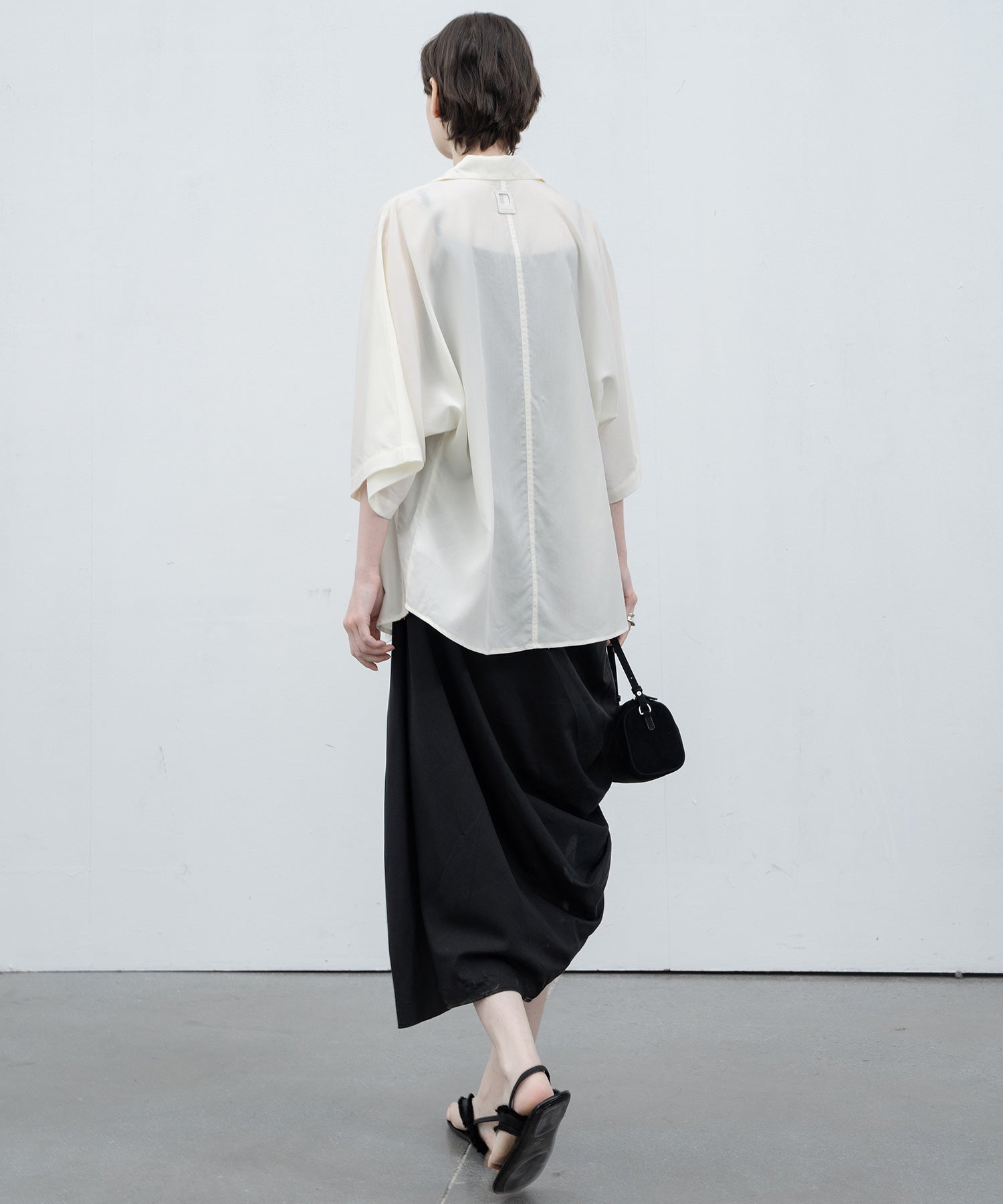 side gathered cami dress 