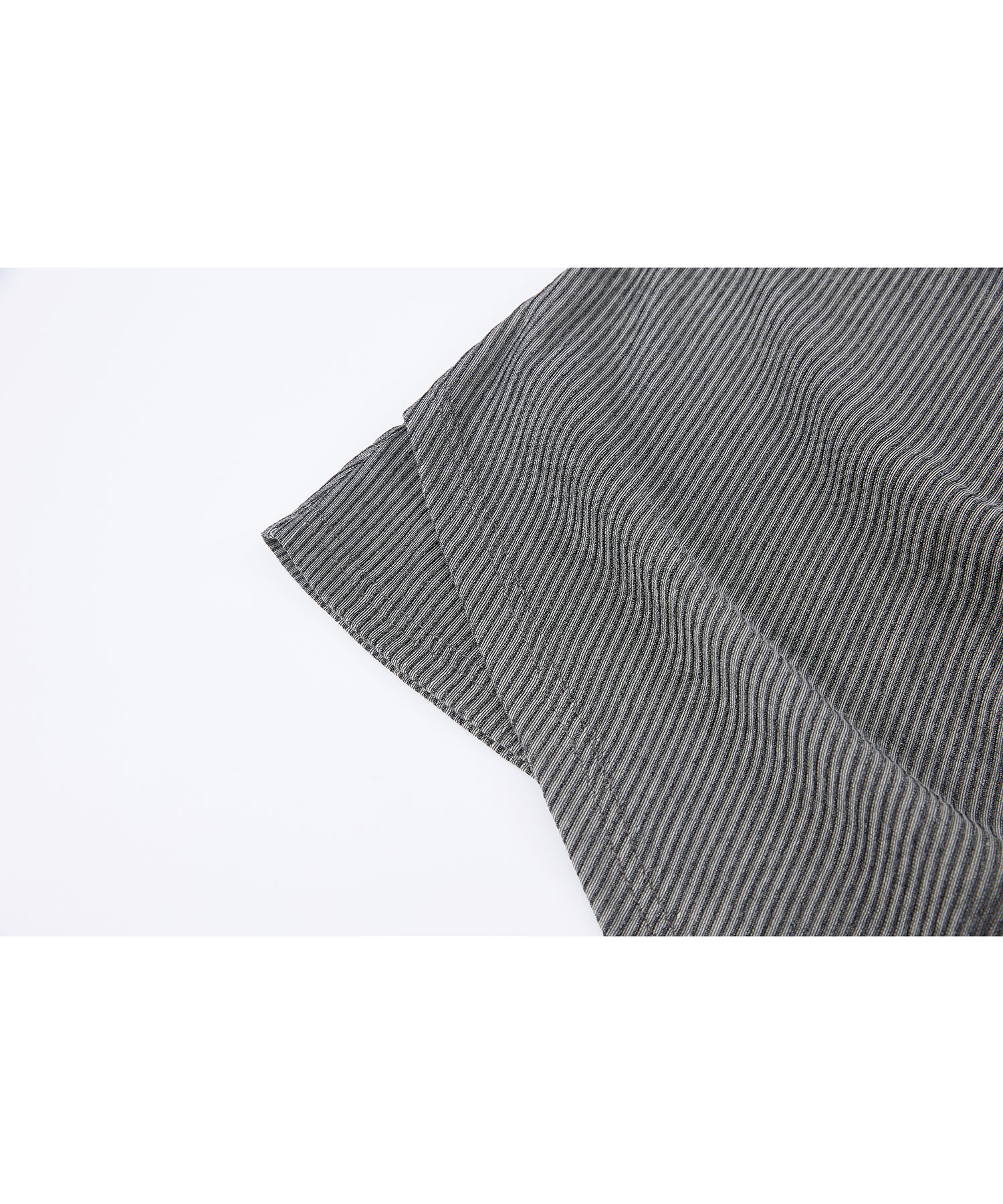 「7月上旬～中旬出荷」Asymmetric Draped Rib Sleeveless Top