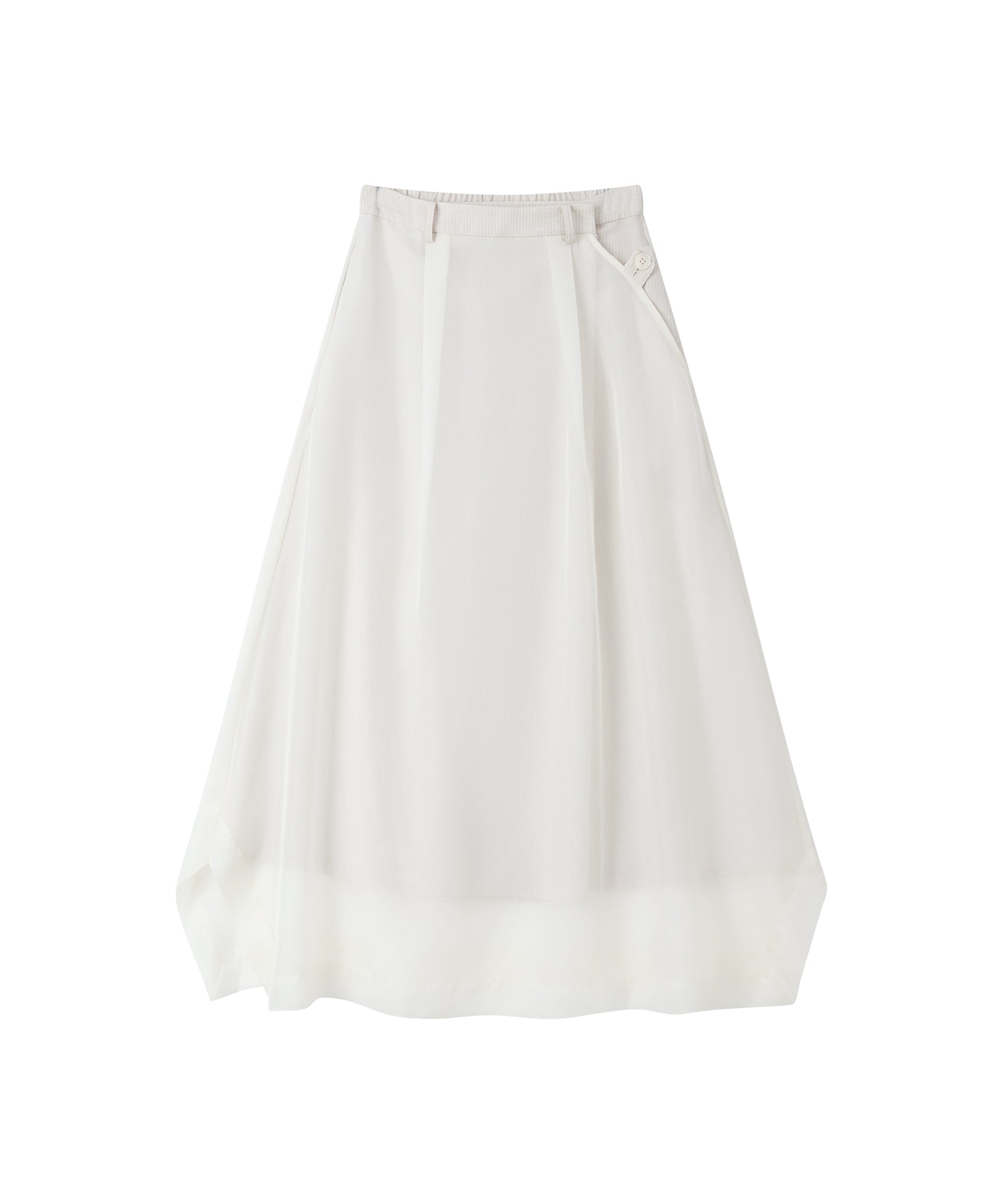 「6月上旬～中旬出荷」Organza Layered Long Skirt