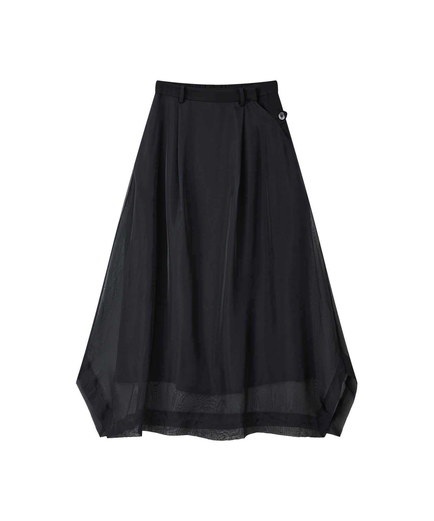 「6月上旬～中旬出荷」Organza Layered Long Skirt