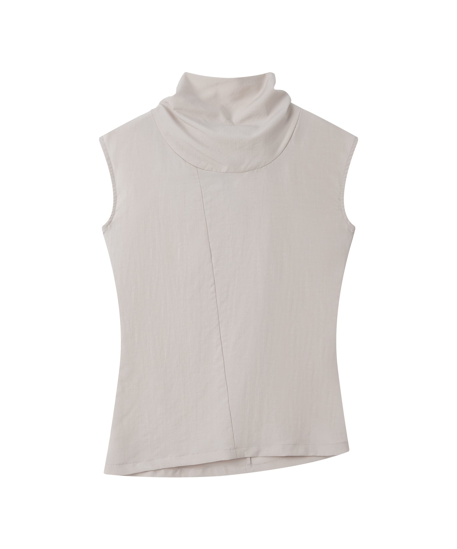 「7月中旬～下旬出荷」Draped Neck Back Tie Top