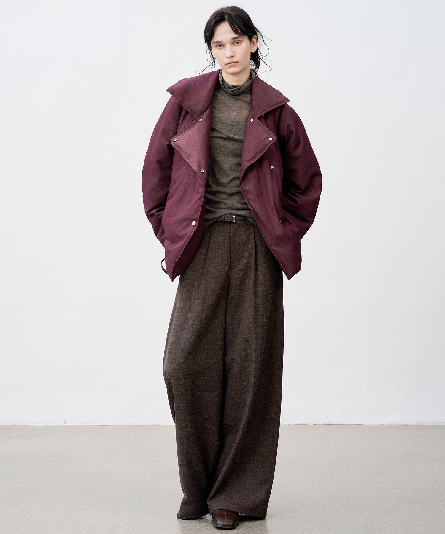 Lapel Short Down Coat