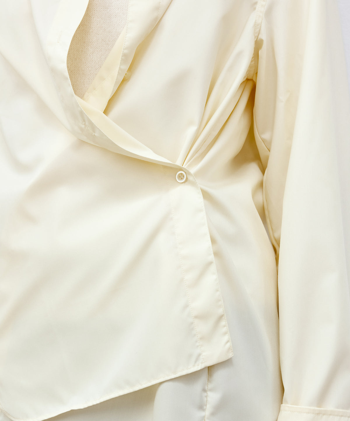 Multi-Way Oversized Collar Shirt
