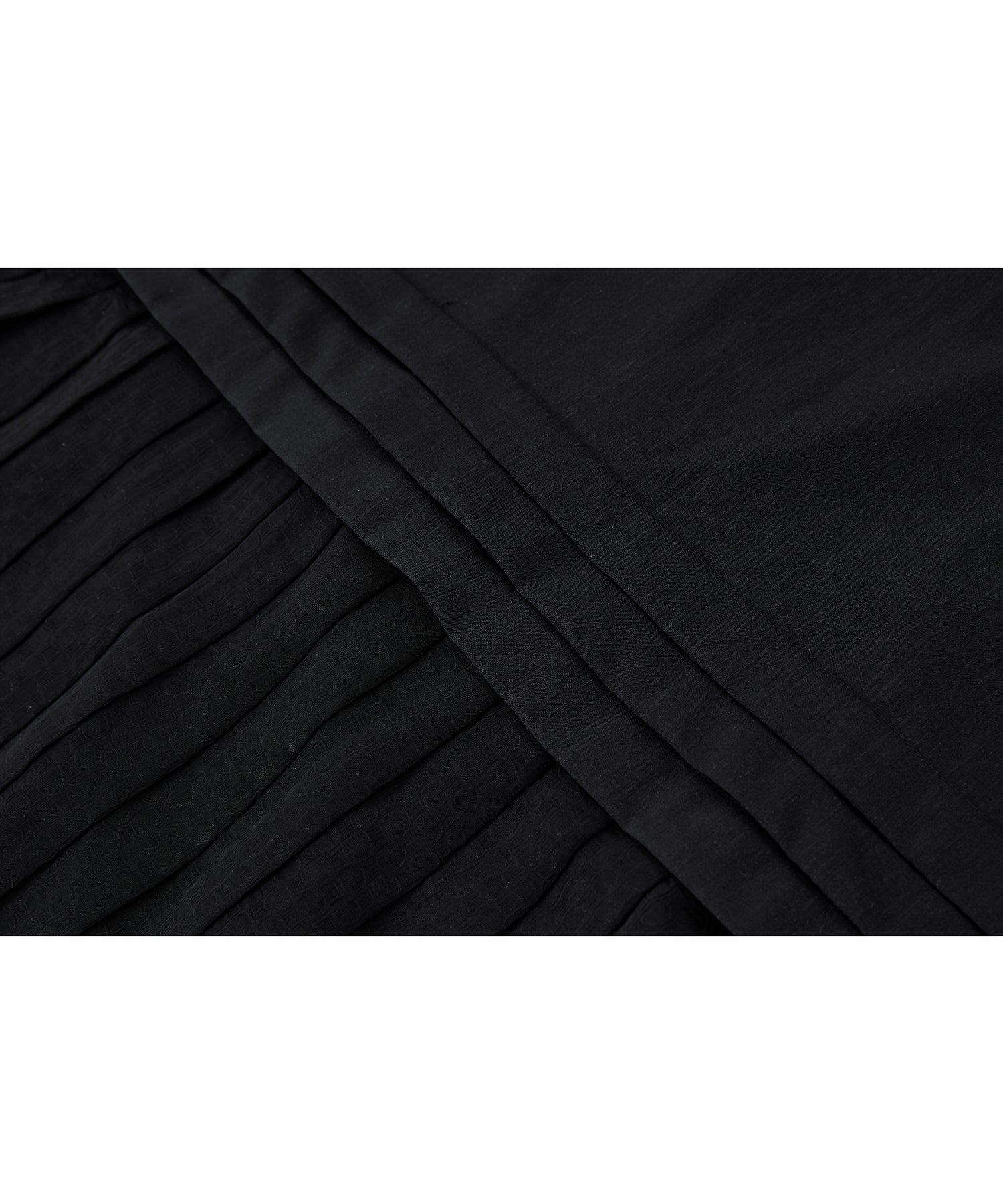 「7月中旬～下旬出荷」Linen Blend Pleated Docking Dress