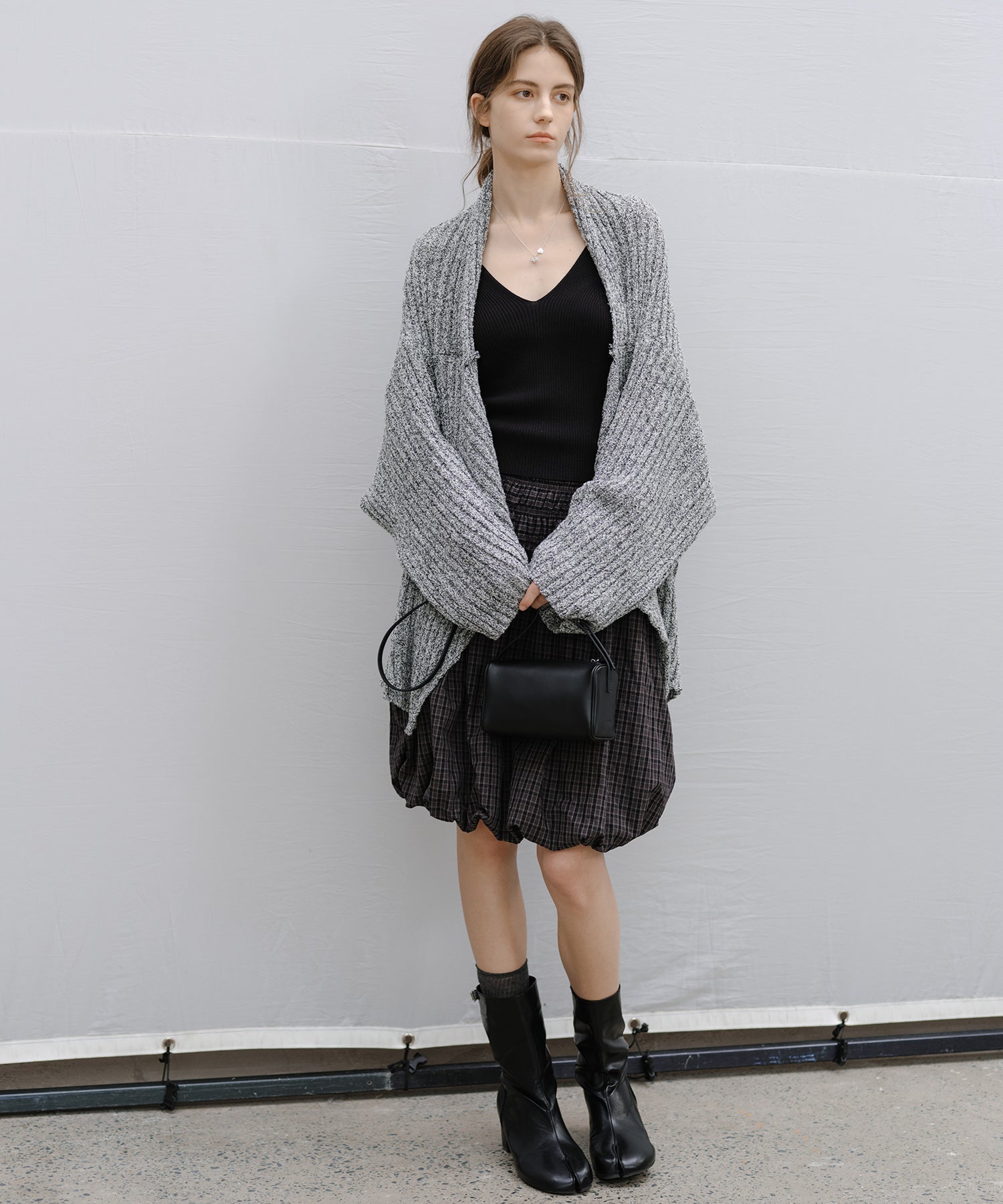 “Shipping from late February to early March” Chunky Draped Knit Cardigan