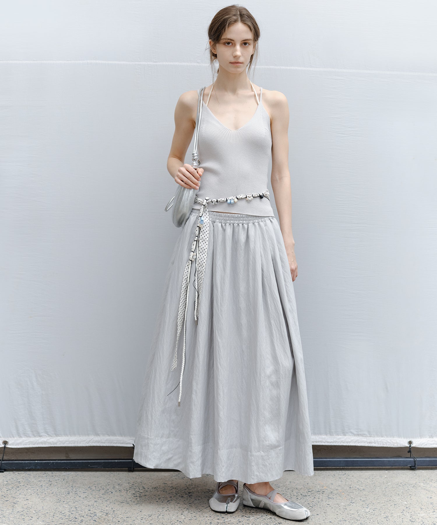 Flared Long Skirt