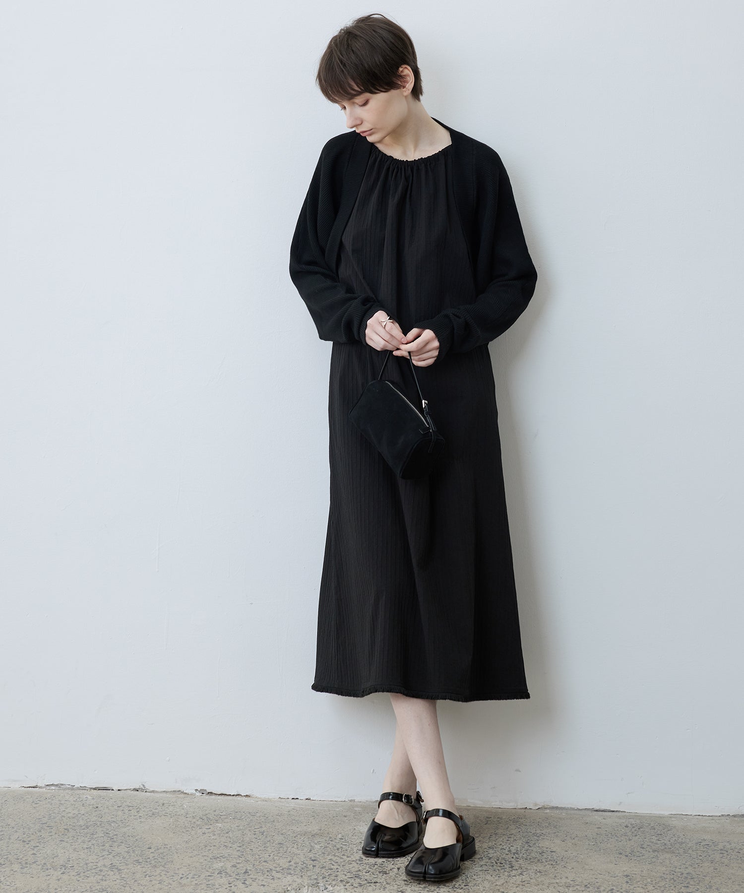 Fringe Hem Halter Neck Camisole Dress