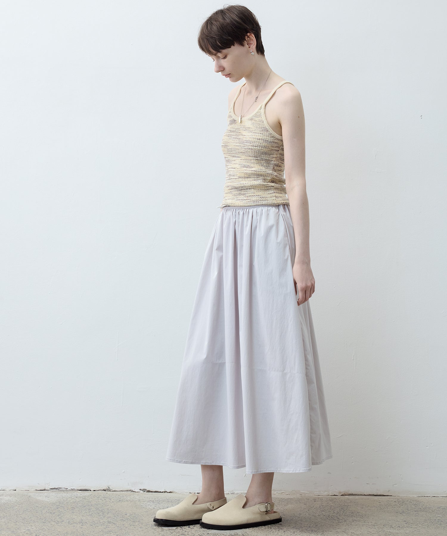 UPF50+ Drawstring Gathered Skirt