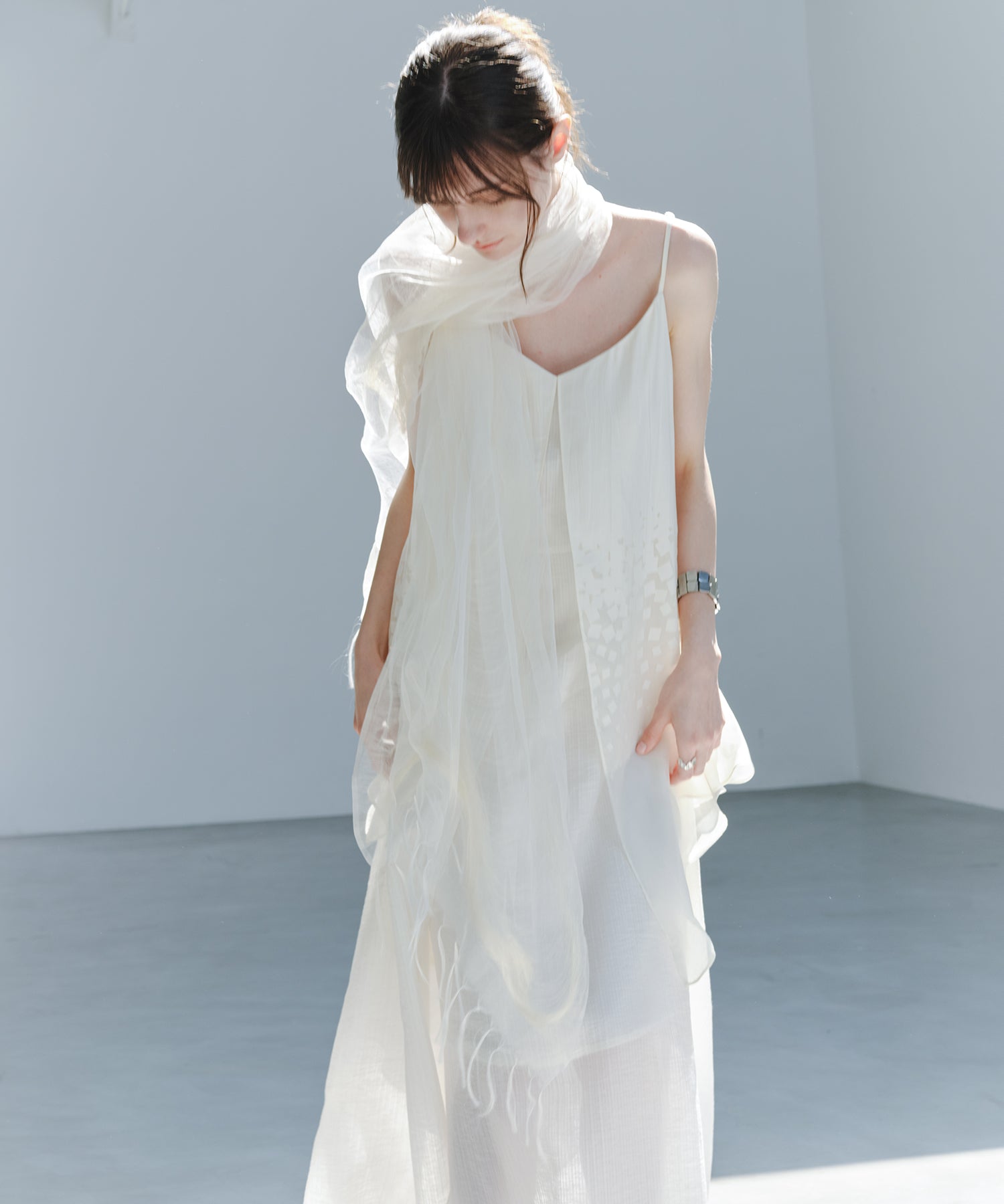 「7月中旬～下旬出荷」Gradient Layered Camisole Dress